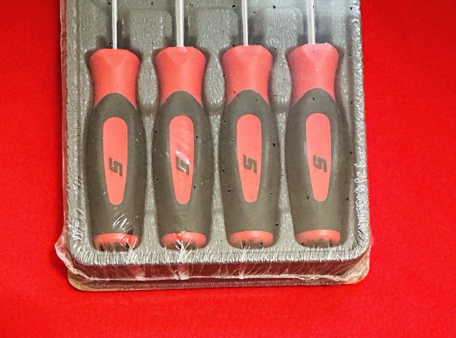 Snap On Tools Mini Screw 4 Pieces Set Red – SGDX40BR New