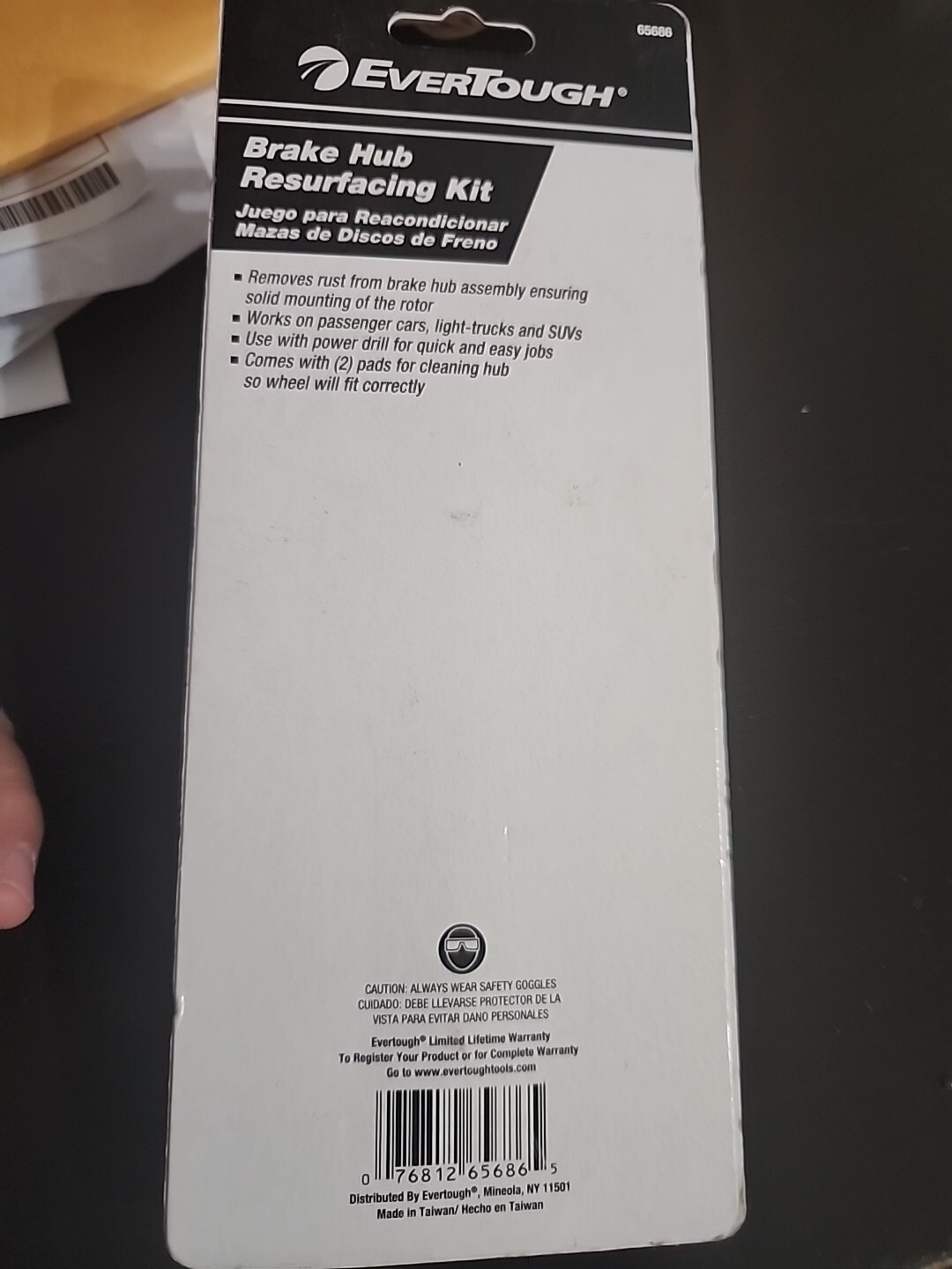 Evertough Rotor Brake Hub Resurfacing Kit 65686 Rust Remover Cleaner