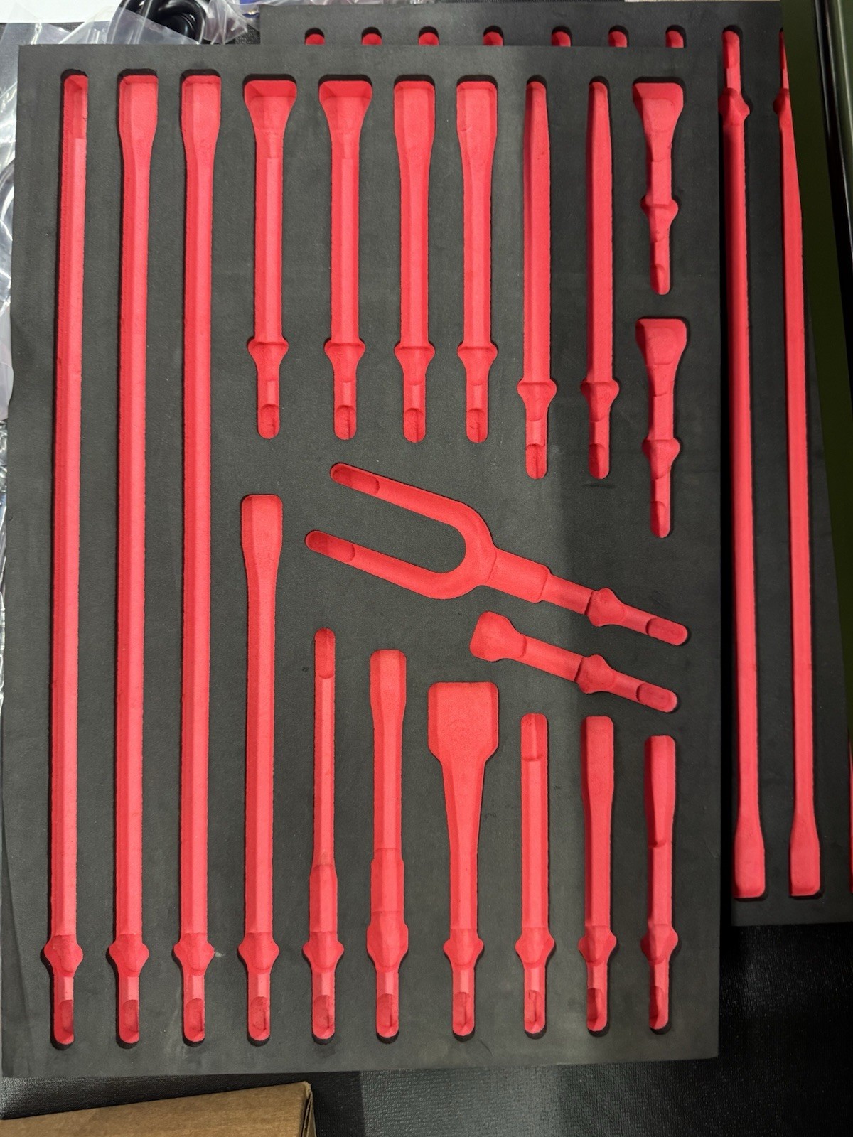 Snap-On Tools NEW RED Foam Organizer Tray ONLY For PHG1020BKFR Air Hammer Bits