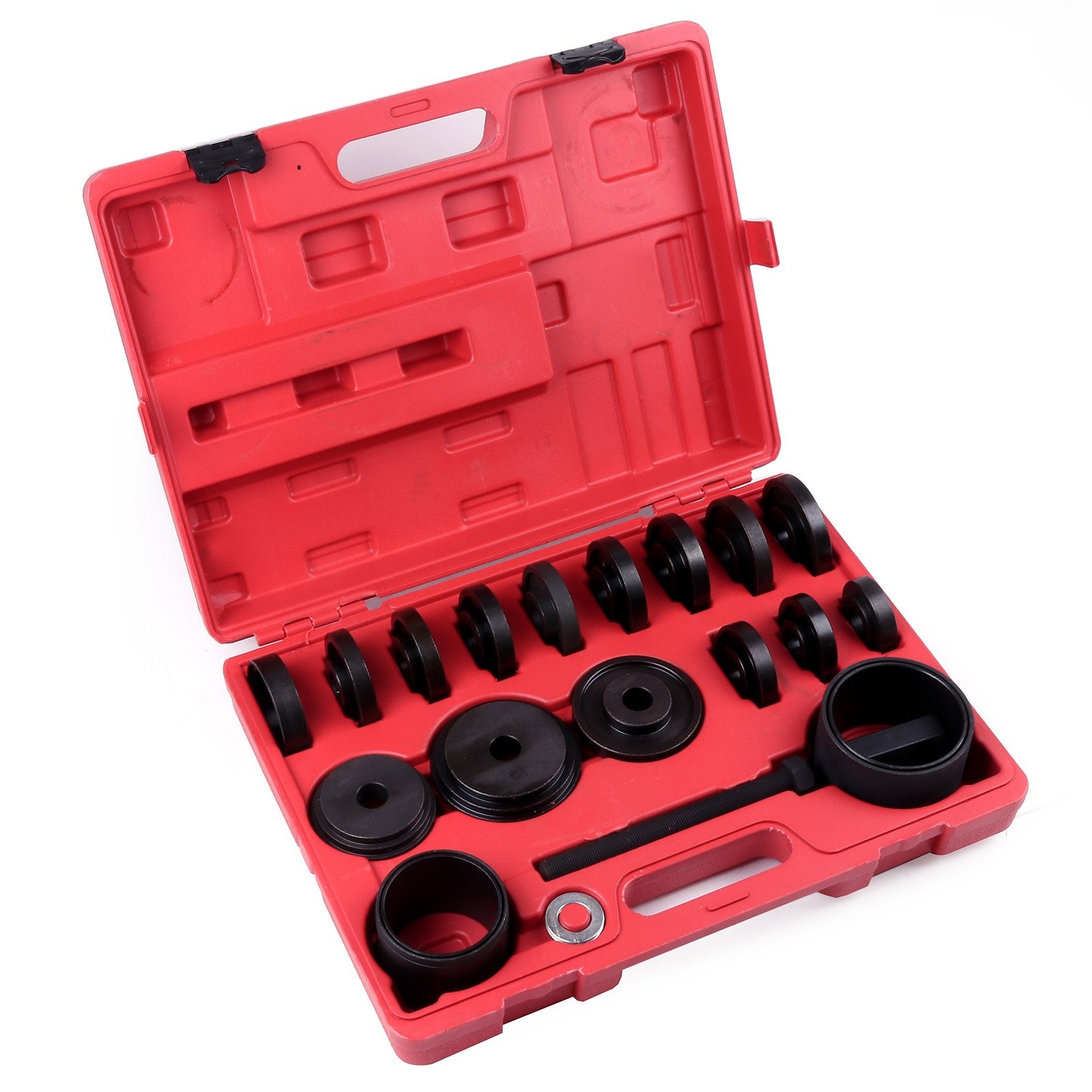 Front Wheel Drive Bearing Press Tool Removal Adapter Puller Pulley 23PCS Kit FWD