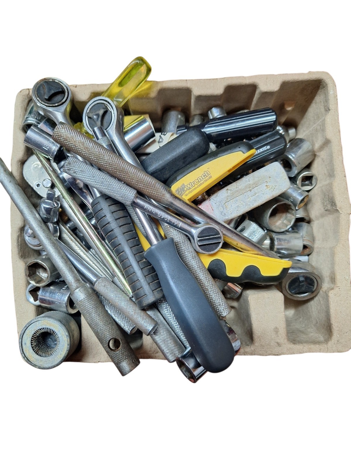 35 Lbs Mostly Sockets & Socket Wrenches Mixed Sizes And Brands