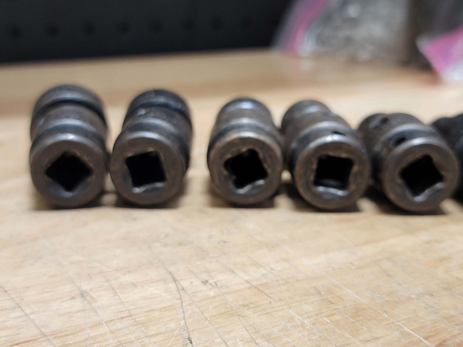 Matco SAE Universal Swivel Impact Socket 7pcs. Set 3/8″ Drive 6 Point
