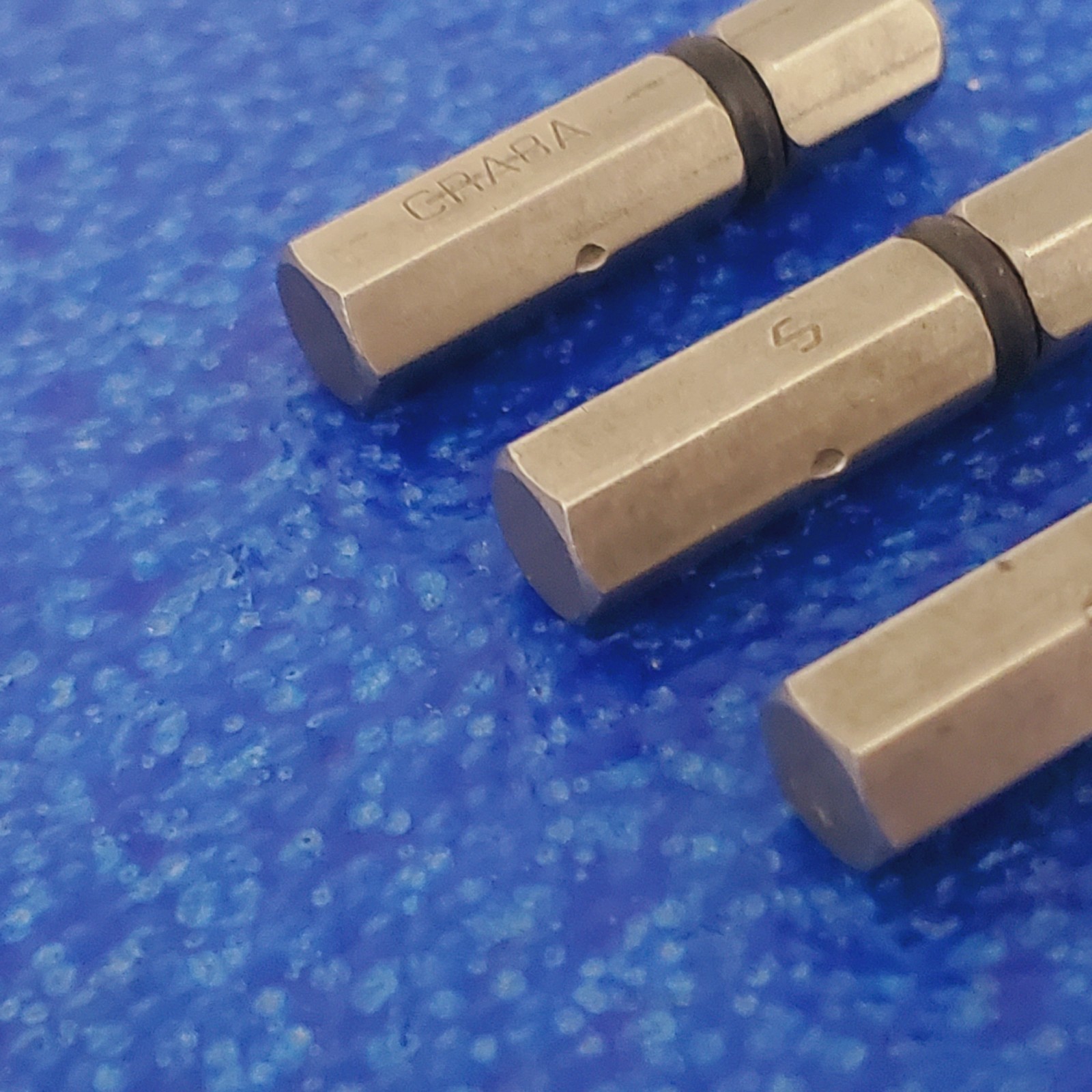 3pc Snap-on Set CRA8A 1/4 Hex Bit Extension Power Drive Adapter Rare Hand Tool
