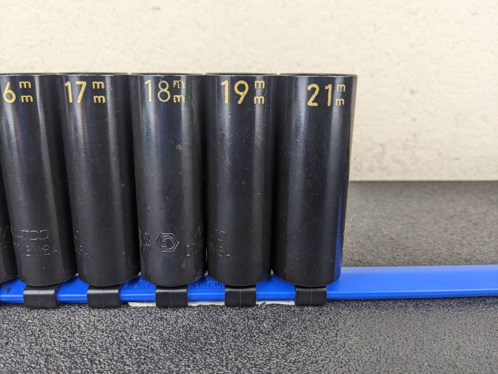 #bp134 Matco Tools NEW 1/2″ Drive METRIC Deep IMPACT Socket Set SCDPM116TA