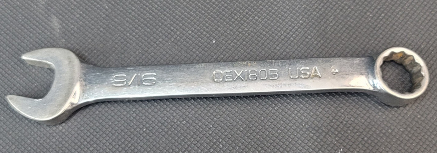 Snap On OEX180B 9/16″ SAE 12 Point Short Combination Wrench USA