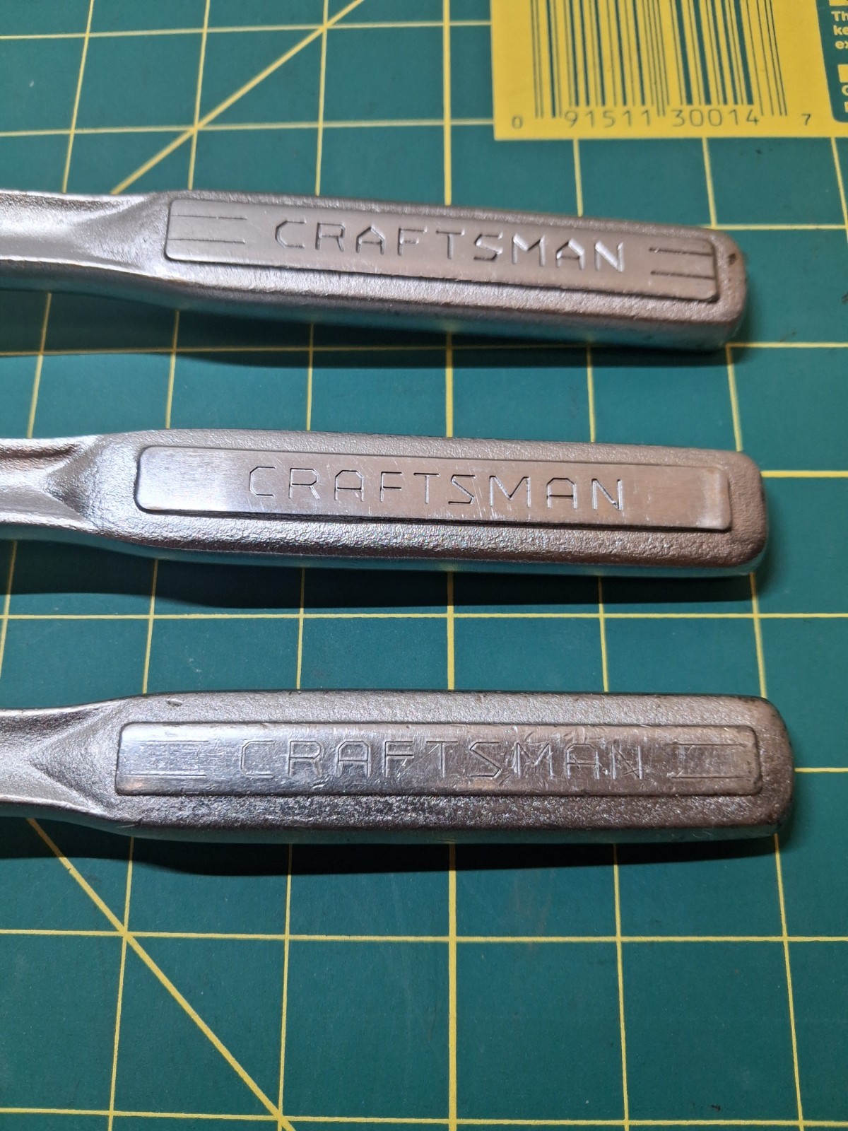 Lot of 3 – 1/2″ drive Craftsman Ratchets,44809,44975,fine Tooth Quick Release