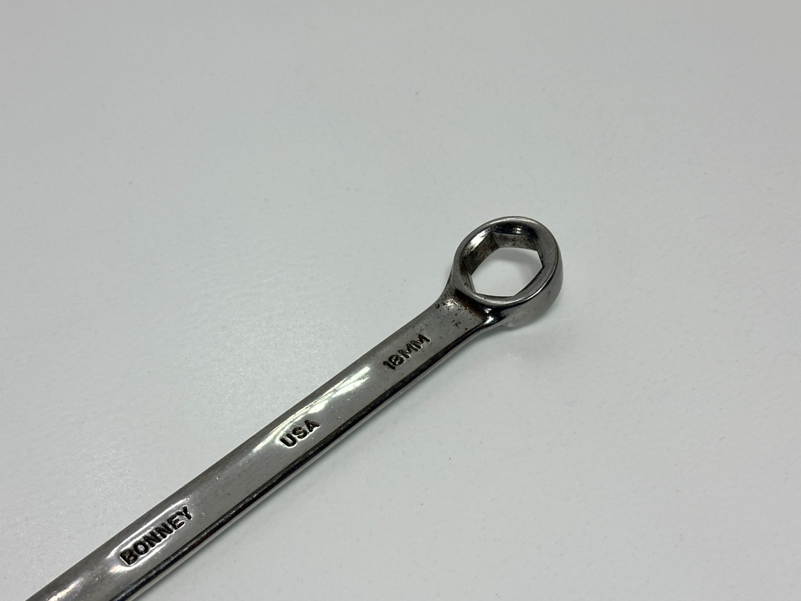 Bonney Tools USA MEB18LH Metric 18mm Combination Wrench, 6 Point