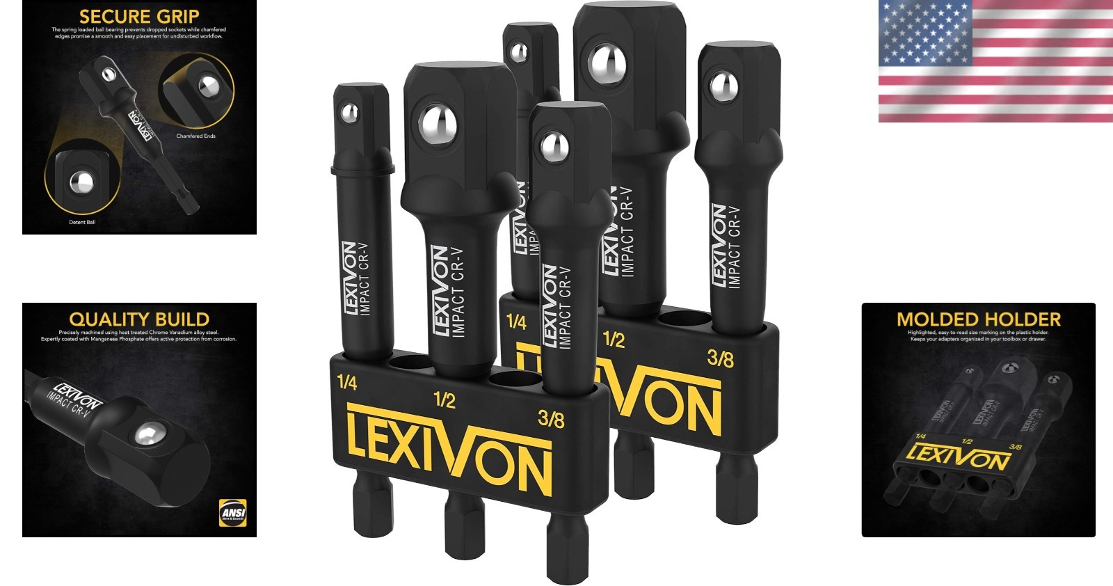 Lifetime Impact Adapter Set 2-Pack | ANSI Compliant