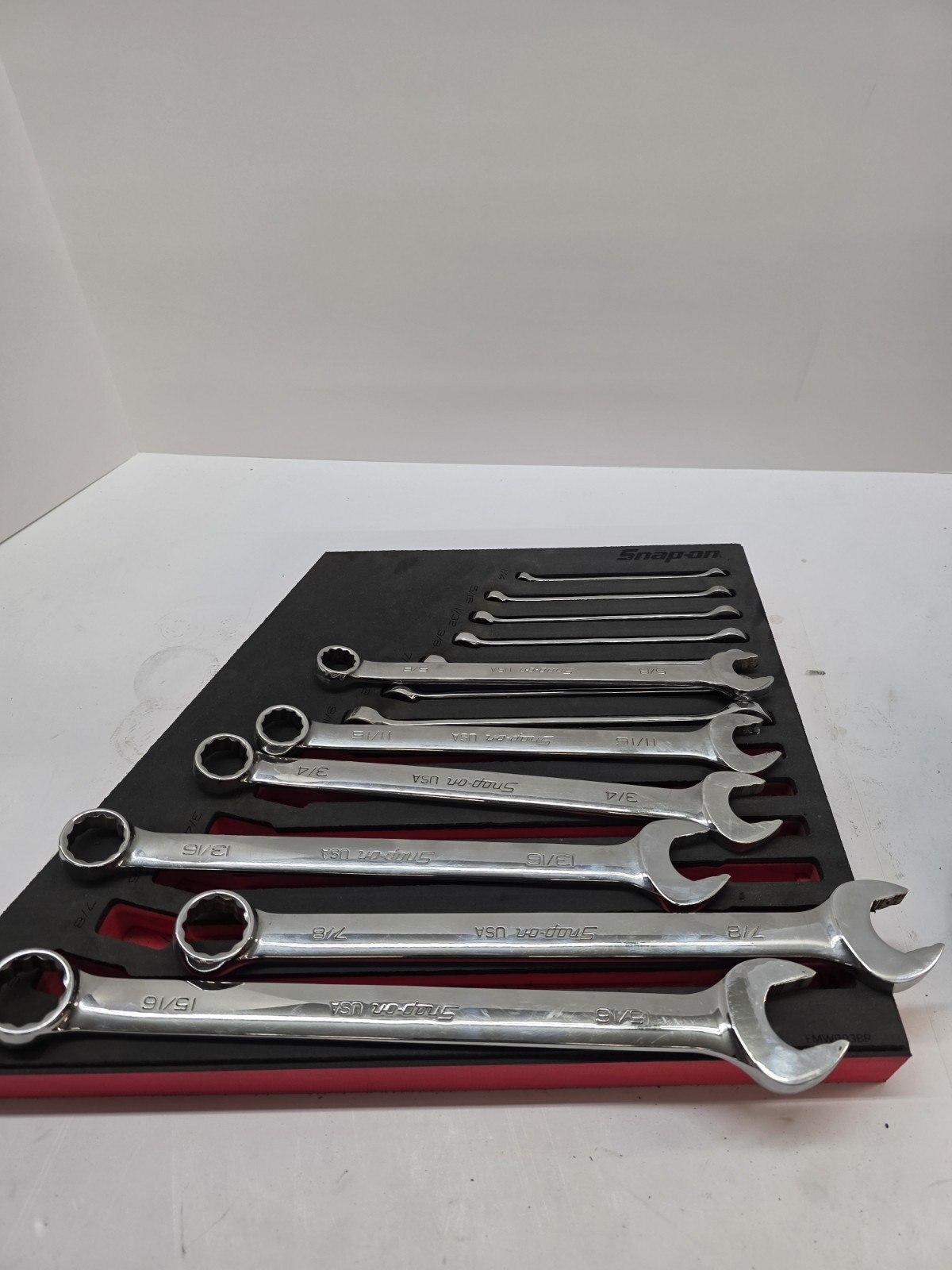 New Snap-on SOEX01FMBR 1/4″ thru 15/16″ 12-pt Flank drive Plus Combo Wrench Set