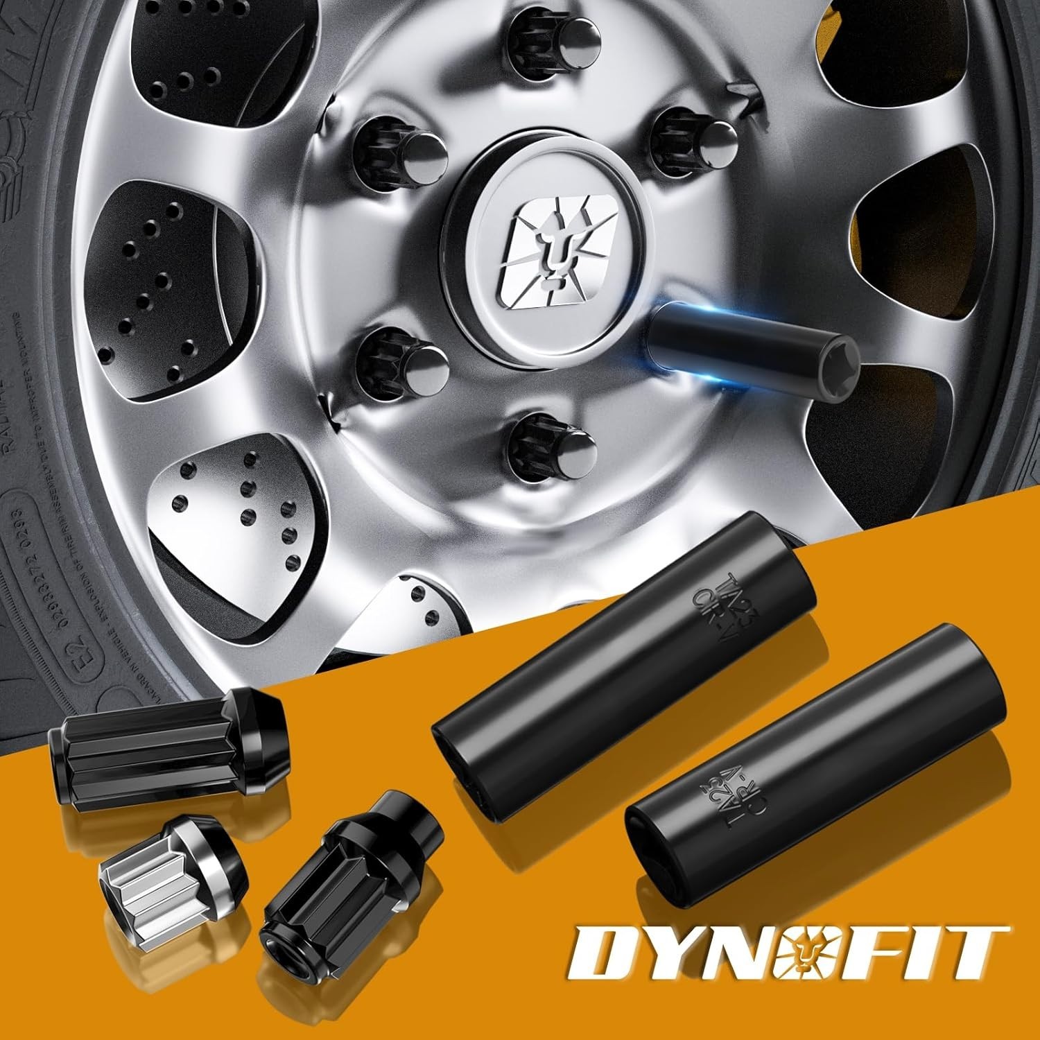 Dynofit 10 Spline Lug Nut Key Replacement for TA23-1/2 For Bimecc Lug Nuts Bolts