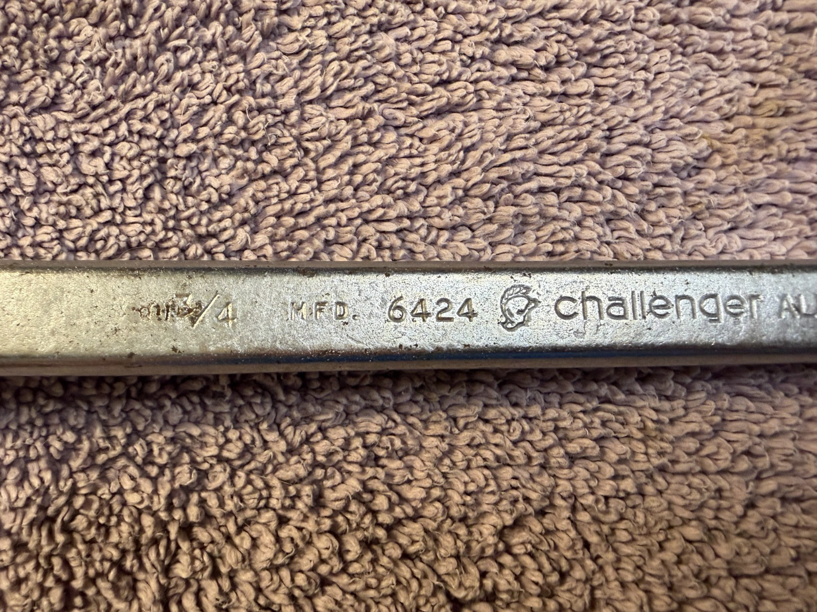 Challenger Wrench 3/4 x 11/16, MODEL 6424 double box wrench , USA