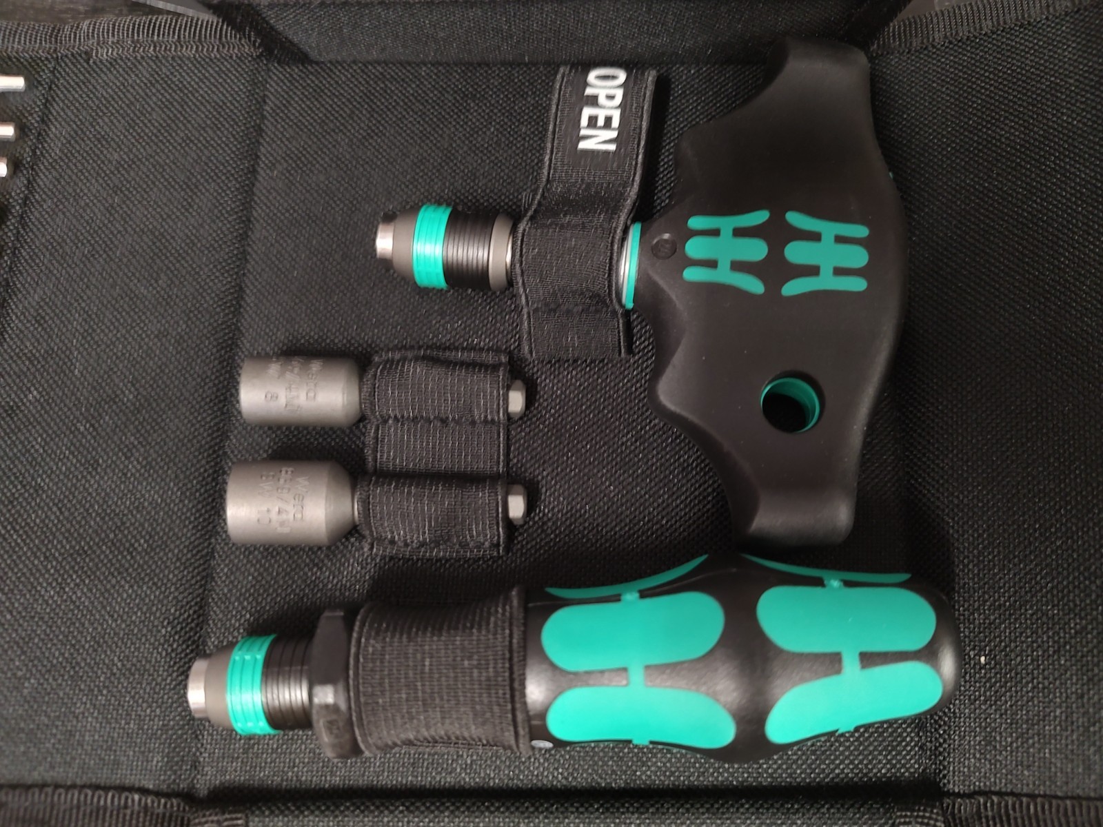 Wera 416 RA 816 r 1/4″ Drive 18pc Kraftform Bit set Pouch New