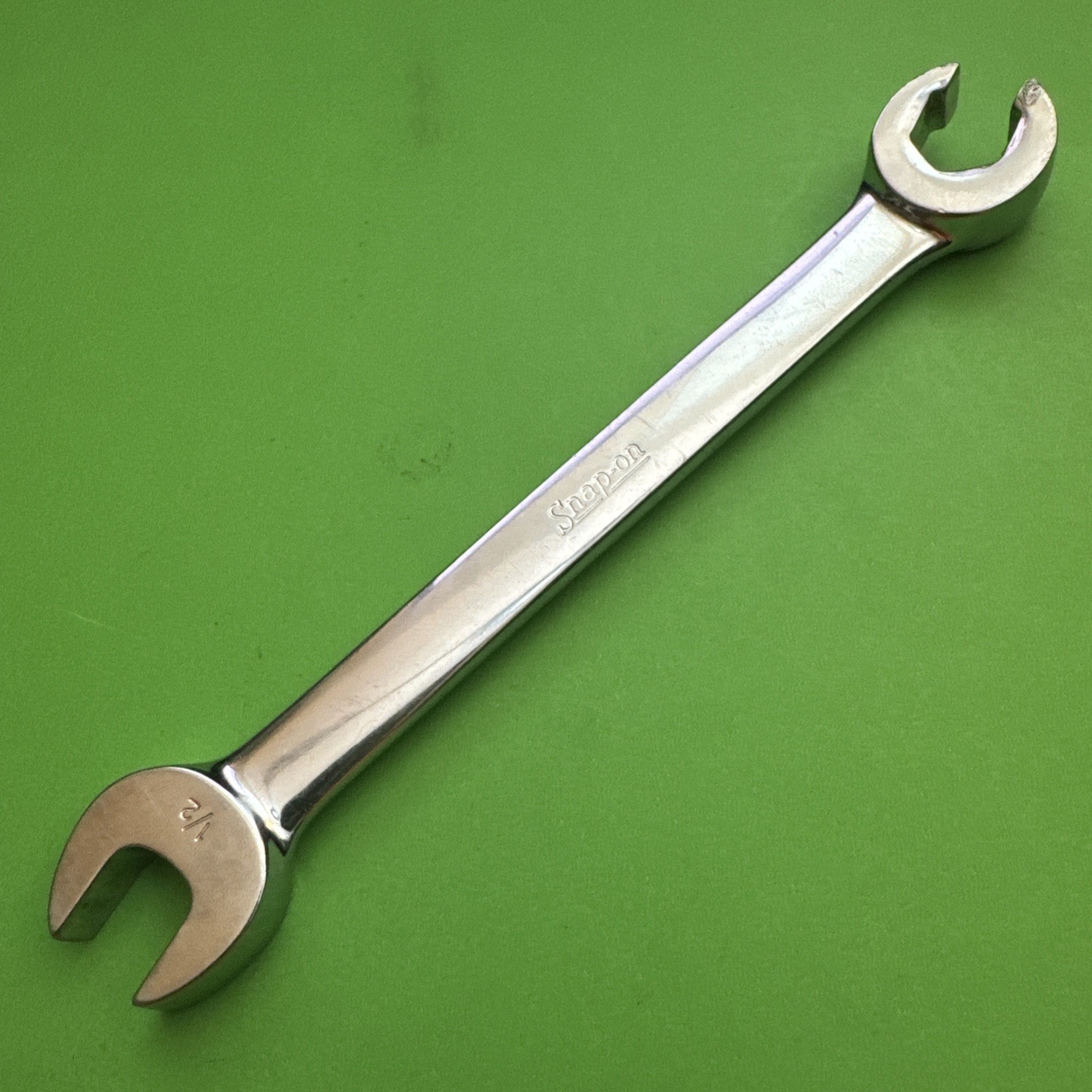 Snap-On Professional Tools USA SAE Sz 1/2″ Open-End Flare Nut Combo Wrench RXS16