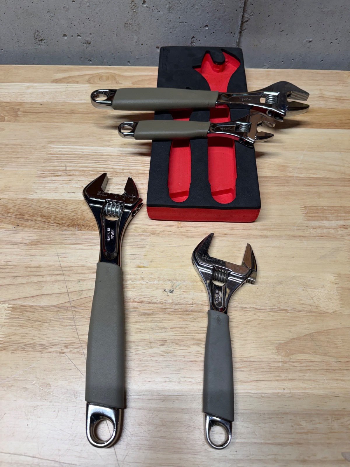 snap on adjustable wrenches dark titanium