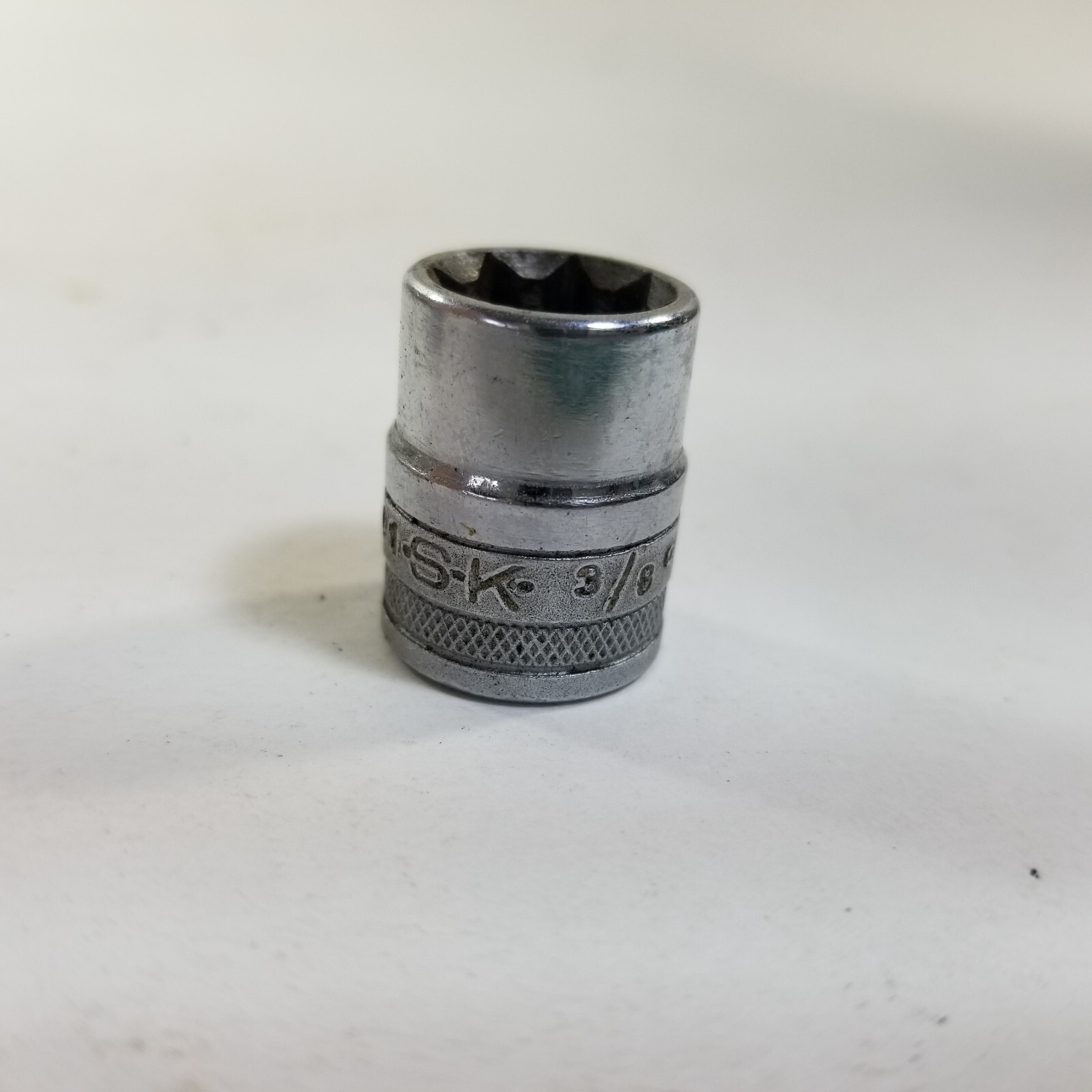 S-K 40901 3/8” Knurled Socket 8-Point Double Square, 1/4″ Drive