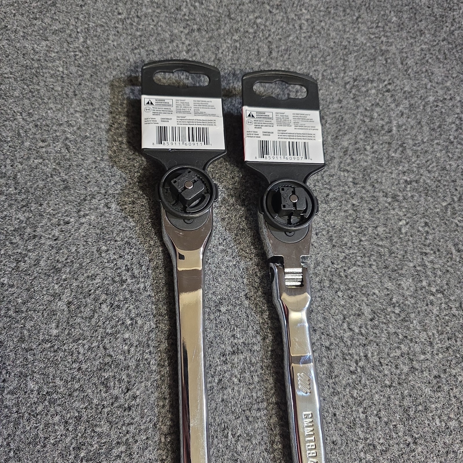 Craftsman 72 Tooth Ratchet Set 3/8″ Drive & 1 Flex Head Lot 2pc New