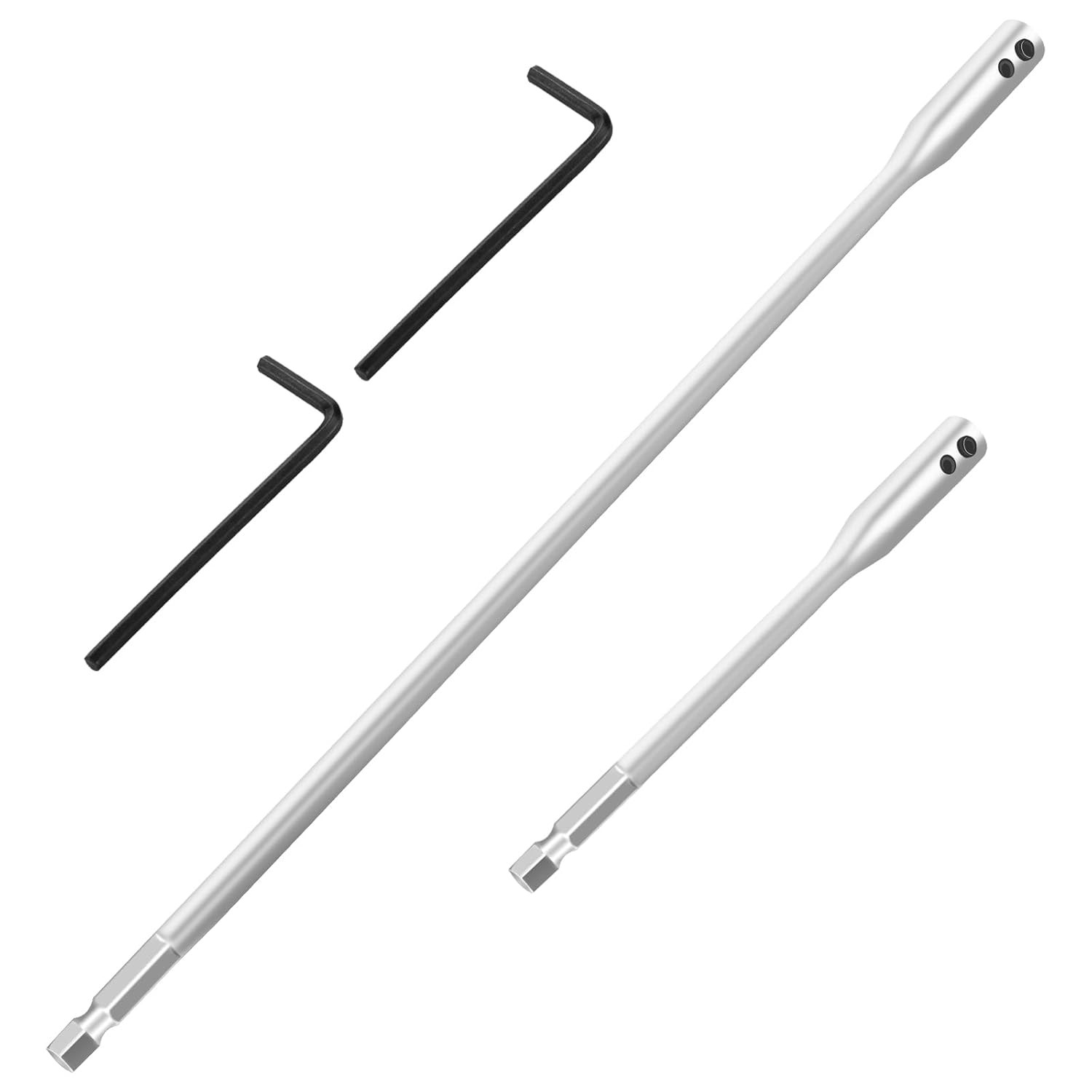 4 Pieces 1/4 Drill Bit Extension Set, High Carbon Steel Set,…