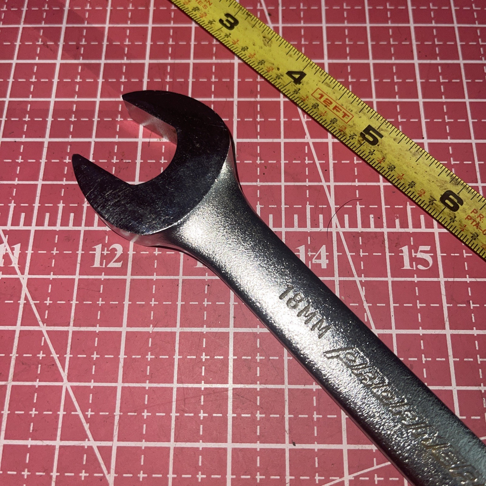 Proamerica USA 1118 18 X 21 MM Metric Open End Wrench 18MM 21MM Vintage