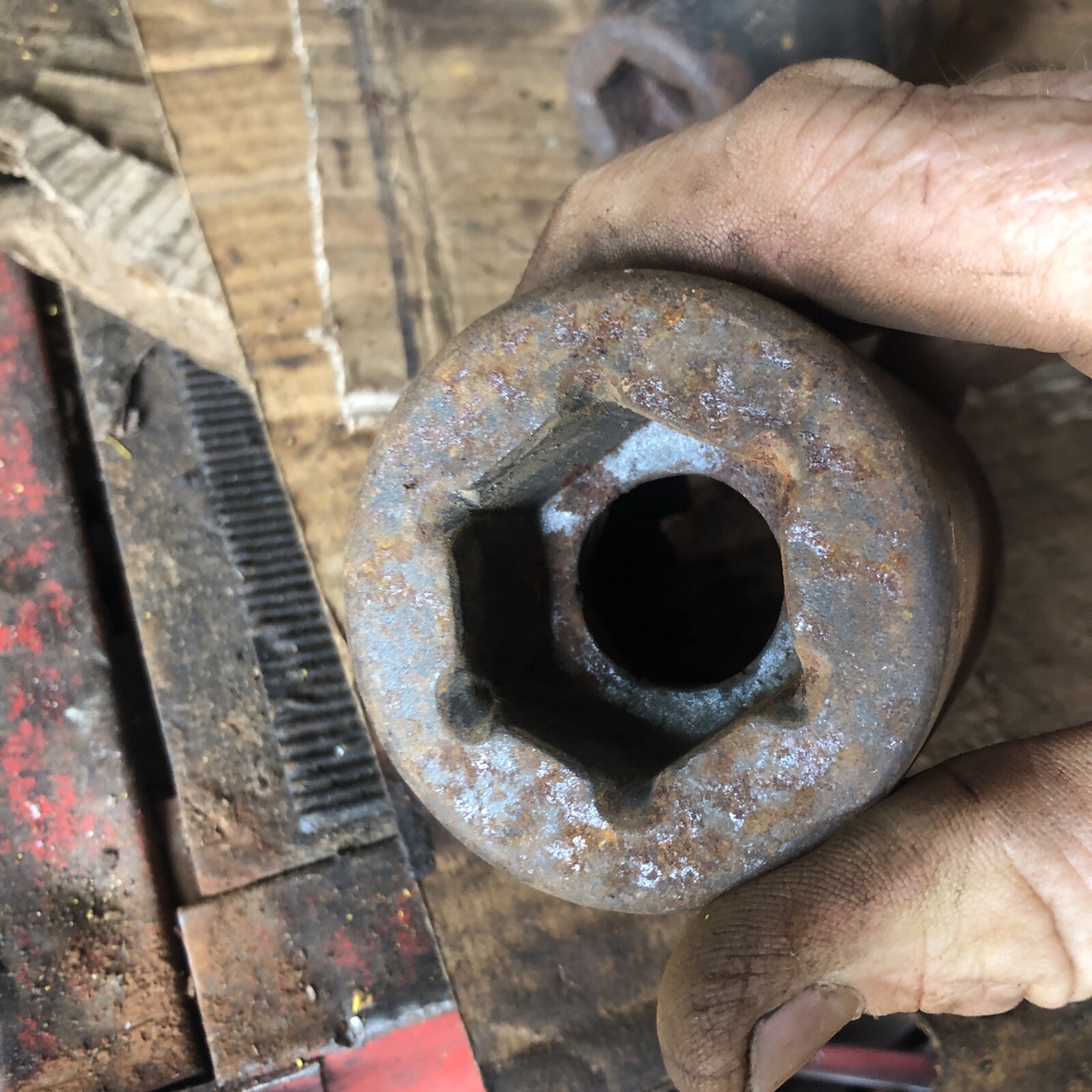 (6 Pcs) HEX SOCKET CHICAGO PNEUMATIC APEX (rough Shape Will Need Attention)