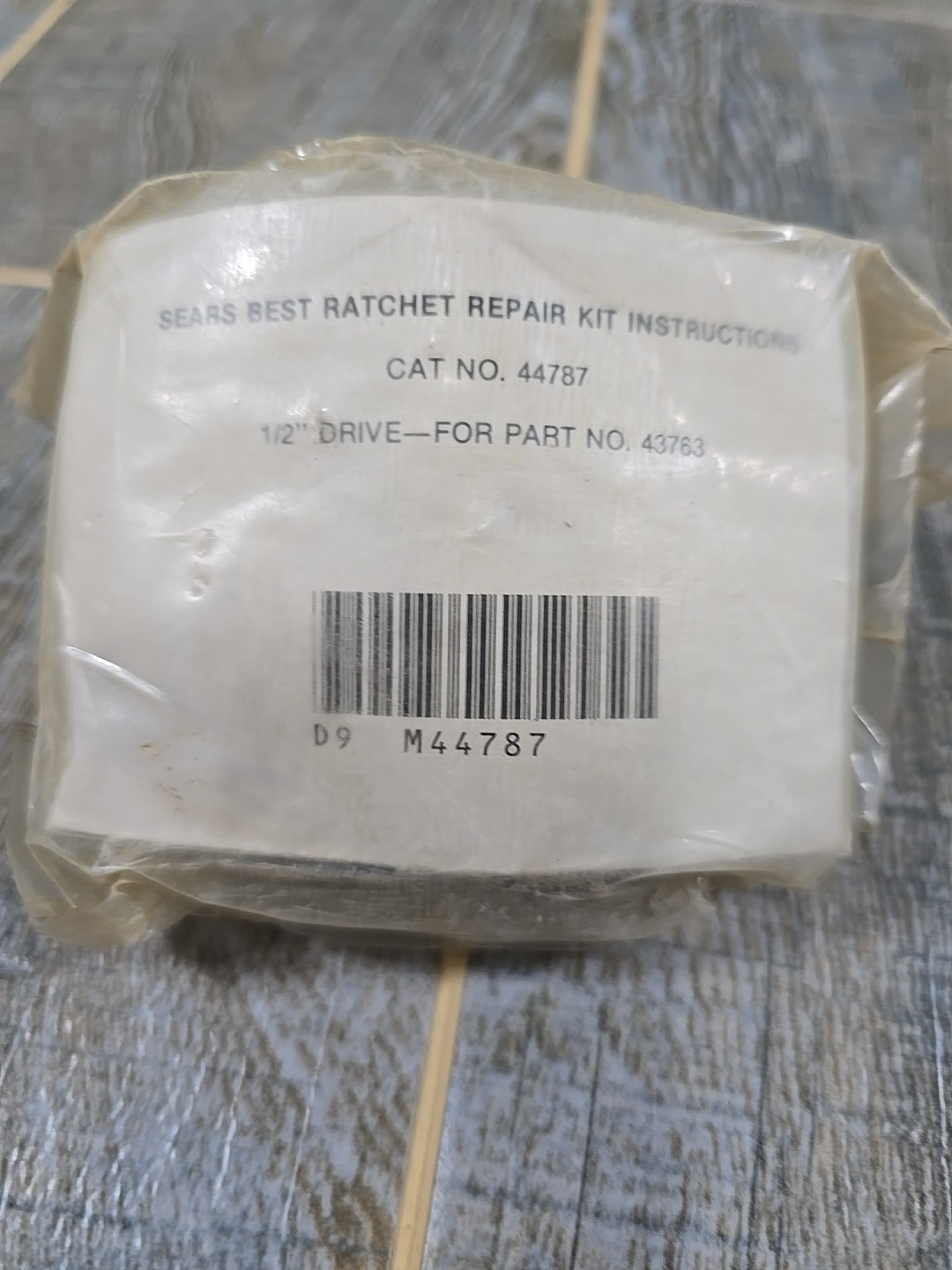 NOS Sears Craftsman Ratchet Repair Kit 44787 For Vintage 1/2″ Drive 43763 USA