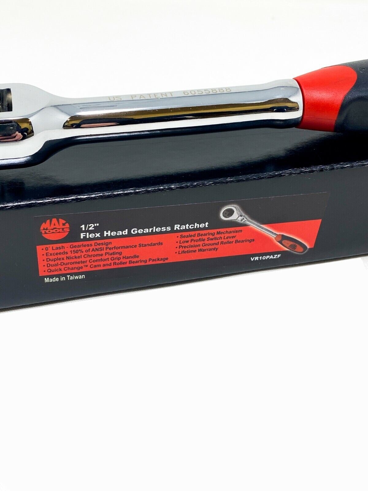 Mac Tools Gearless Ratchet 1/2″ drive VR10PAZF Brand New Discontinued Flex