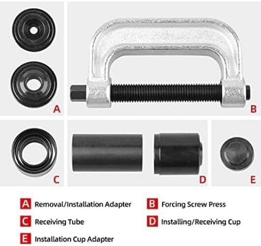 Ball Joint Press Kit Universal for 4WD & 2WD Cars and Light Trucks