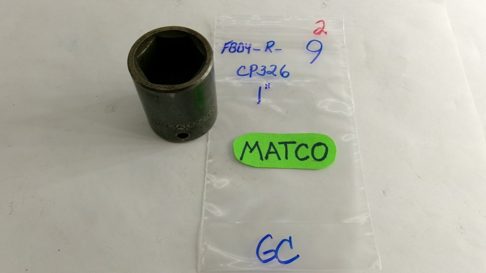 Matco tools 1/2″ drive 1″ Impact 6 point Socket CP326