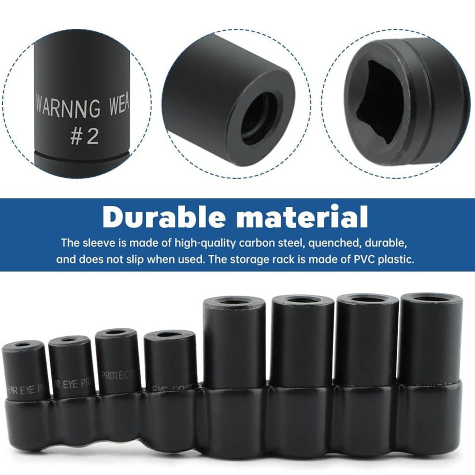 70500 Universal Tap Socket Set for Most Common Tap Sizes, Wide Application Range