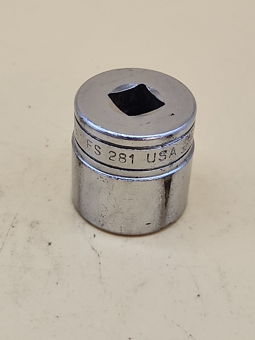 Snap-on Tools FS281 7/8″ SAE Flank Drive Shallow Socket 3/8″ Drive 6 Point USA