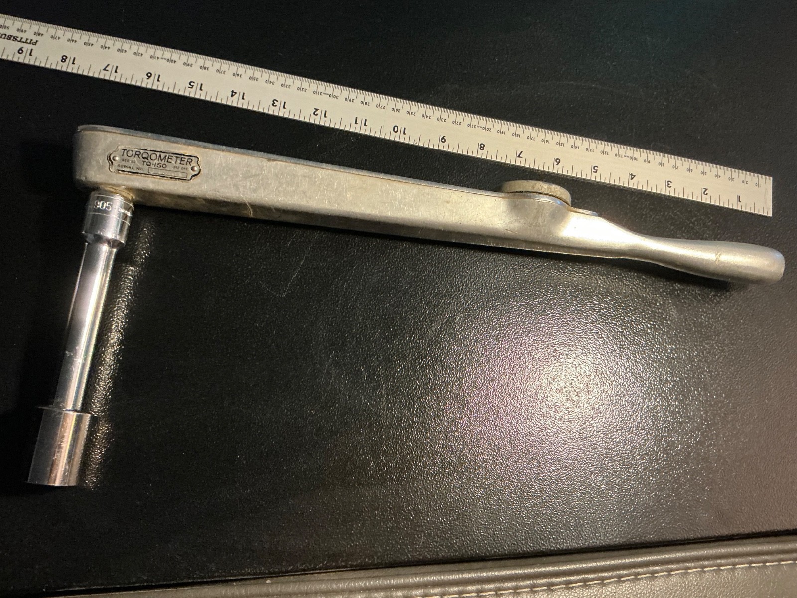 Snap-On Tools TQ-150 Torqometer, 1/2” dr, foot pounds Torque Wrench 150 ft lbs B