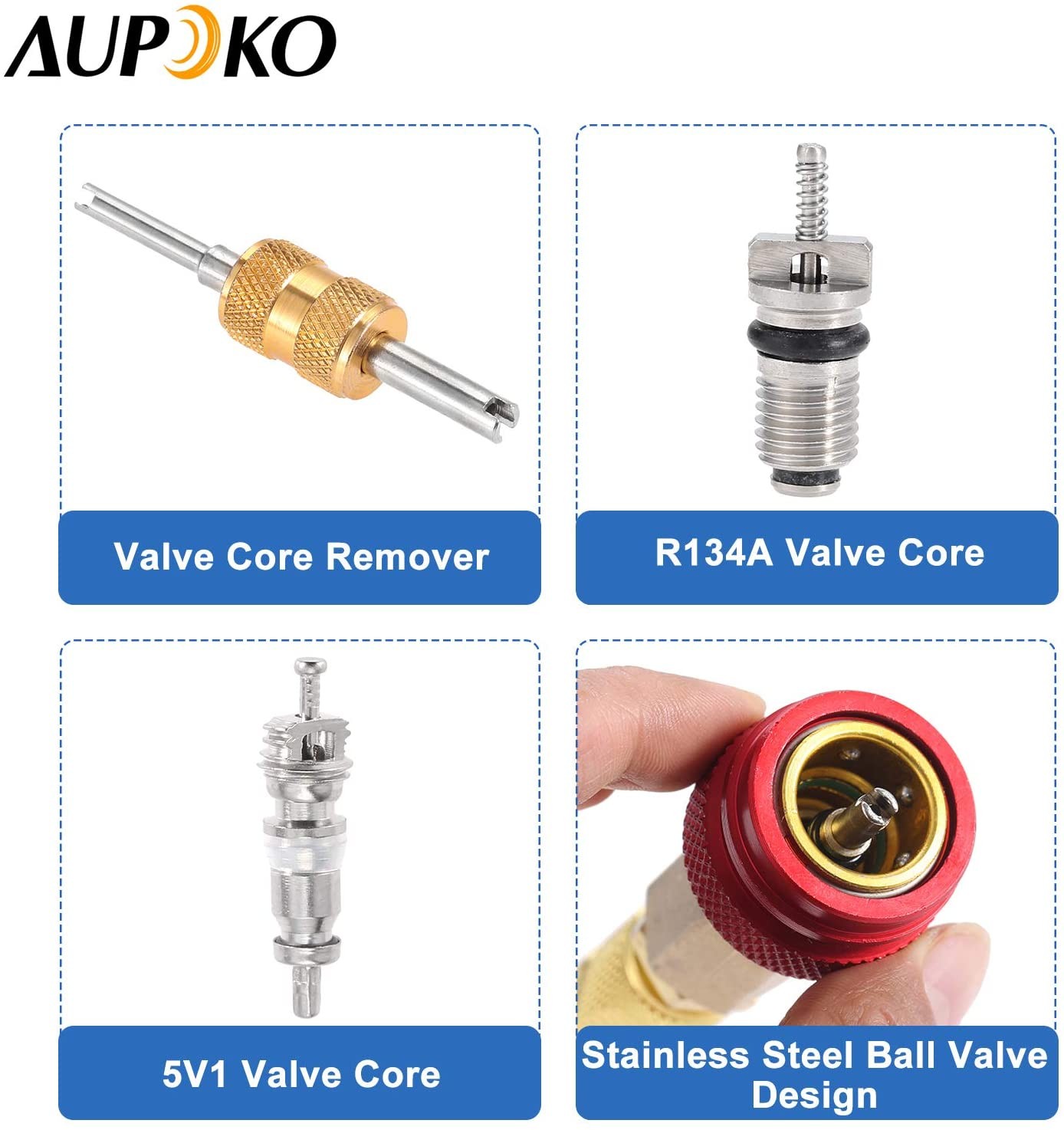 R134A Valve Core Quick Remover Installer Kit for R134A Air Conditioner System