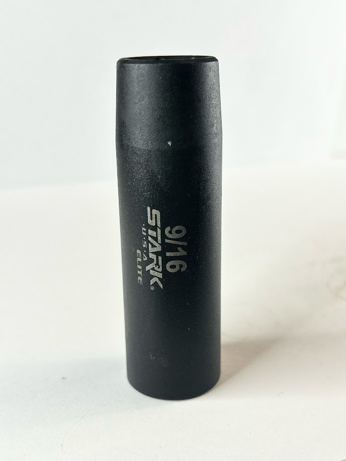 STARK 9/16″ x 1/2″ Deep Impact Socket – 6 Point – Free USA Shipping