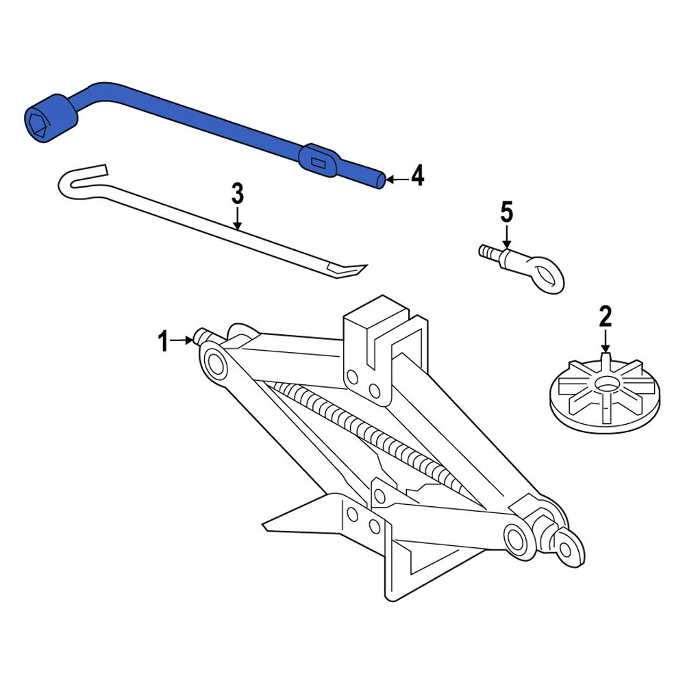 Mazda LD4769671 Wheel Lug Wrench