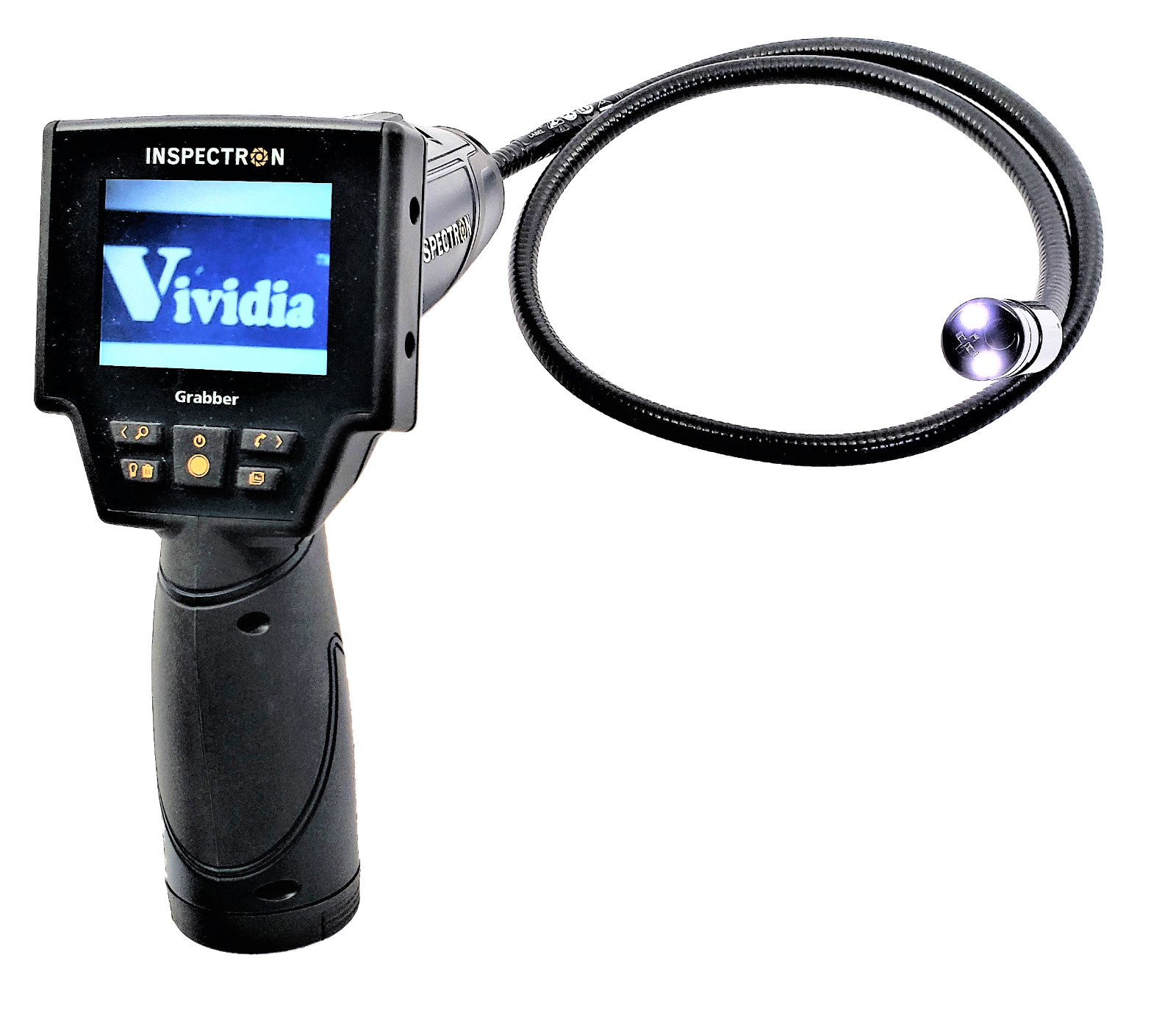 37 Inch Flexible 4-Claw Pickup Retrieving Tool with Videoscope Camera and Lights