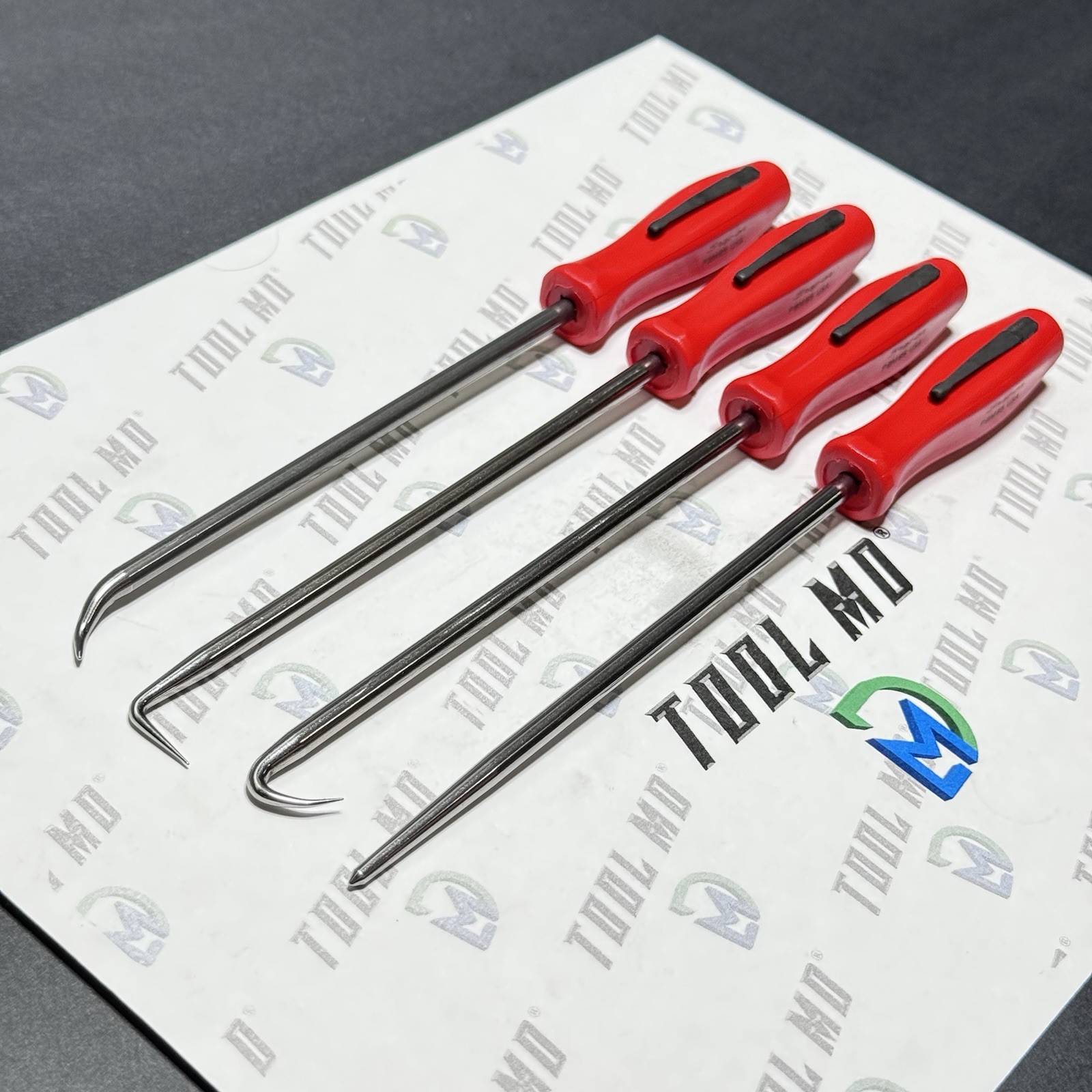 Snap-on Tools CUSTOM RED Mini Hard Grip HEAVY-DUTY Pick Set SGLASA604B