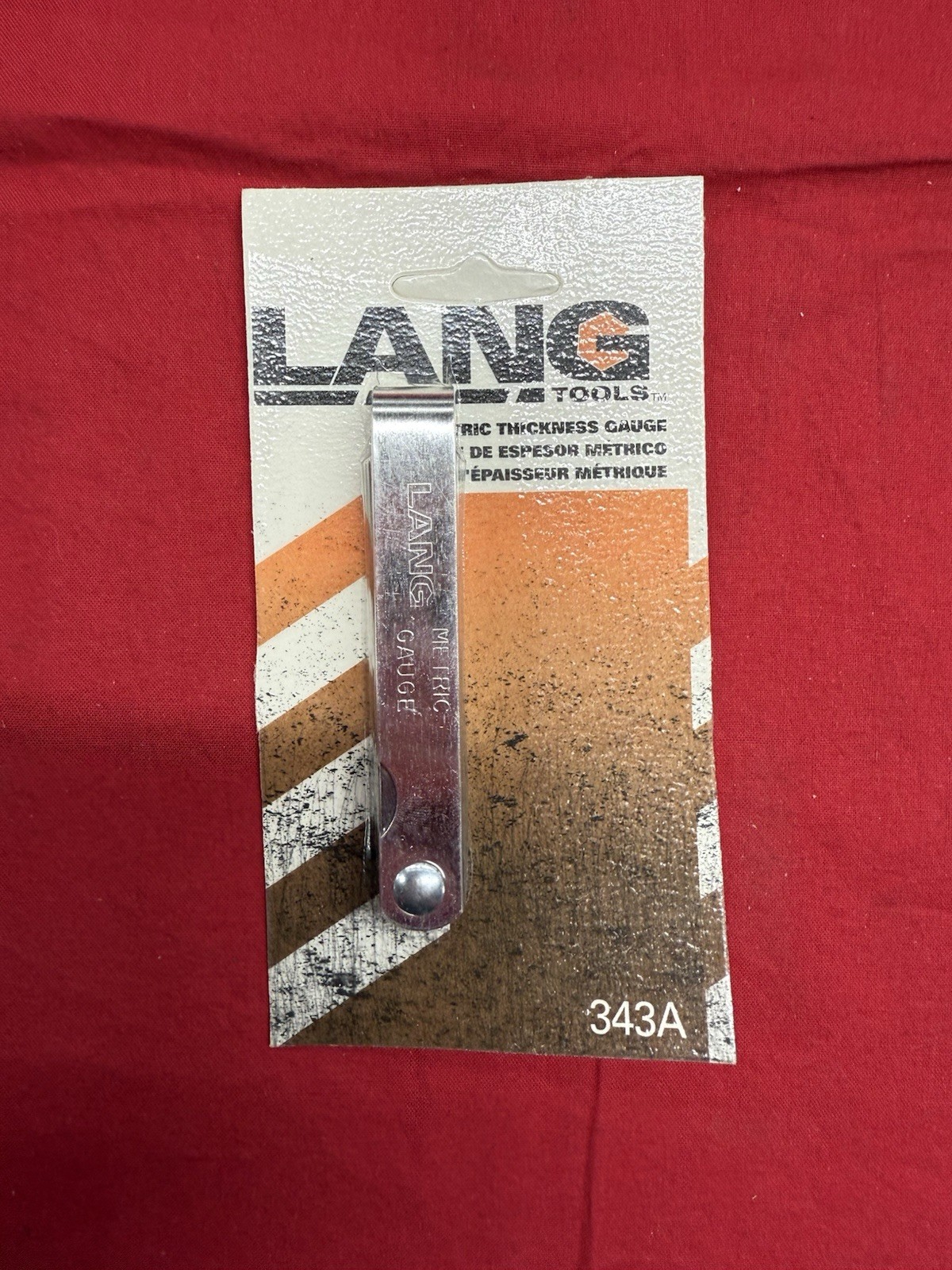 LANG 343A Metric Feeler Gauge 25 Blade Set