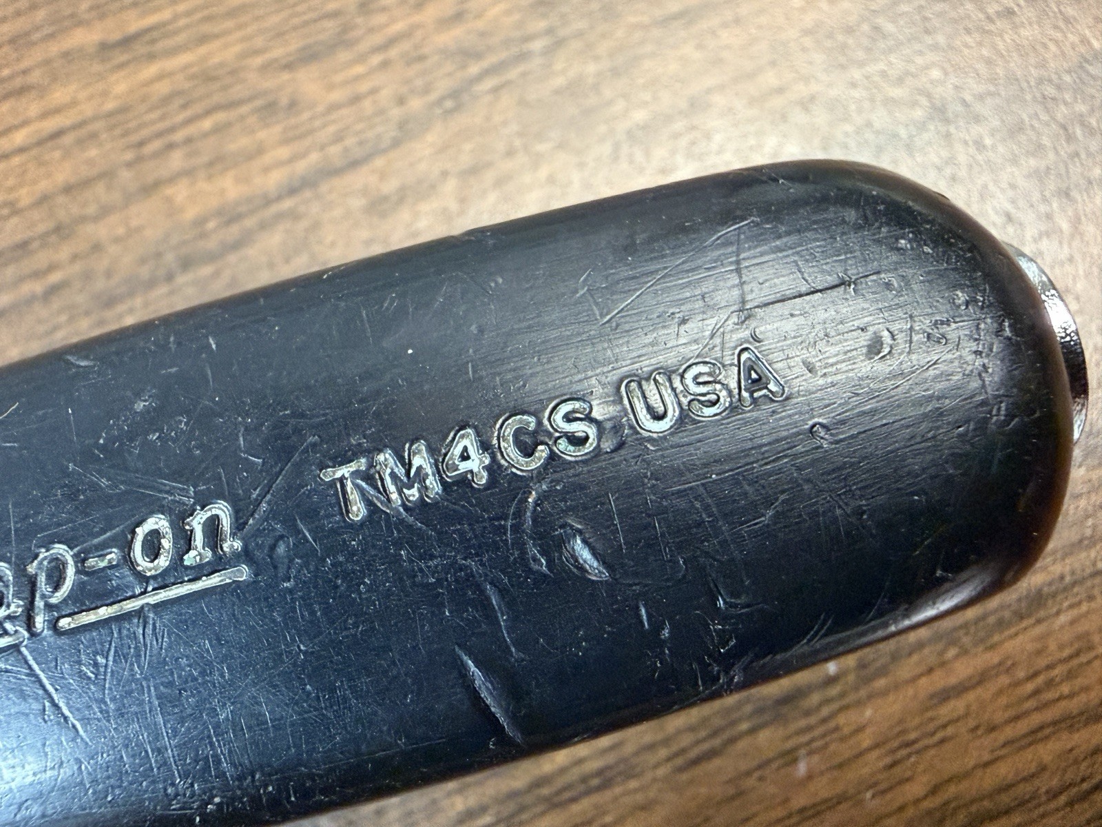 Snap-on Tools TM4CS – 1/4″ Drive 6″ Standard Shank Driver Black Handle USA