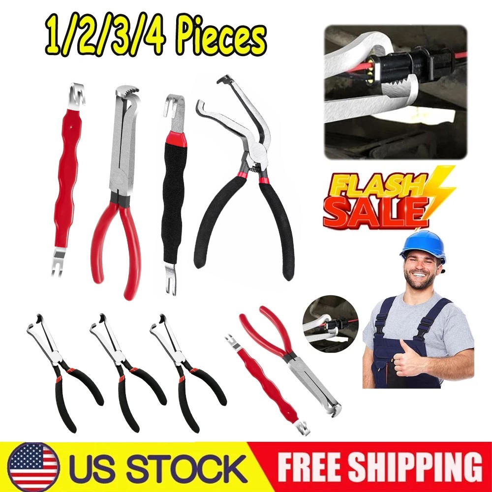 Electrical Disconnect Pliers Connector Separator Terminal Plug Removal Tool Kit