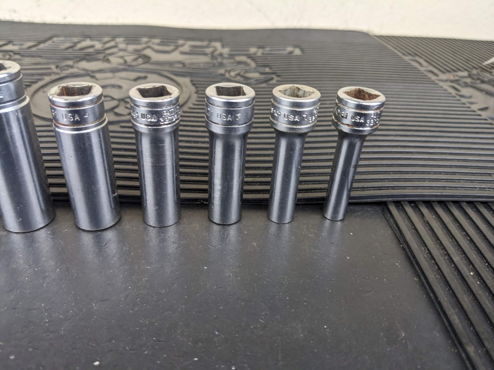 #bg232 Snap on Tools 211SFSY 3/8″ Drive Deep Chrome Socket Set Socket Set