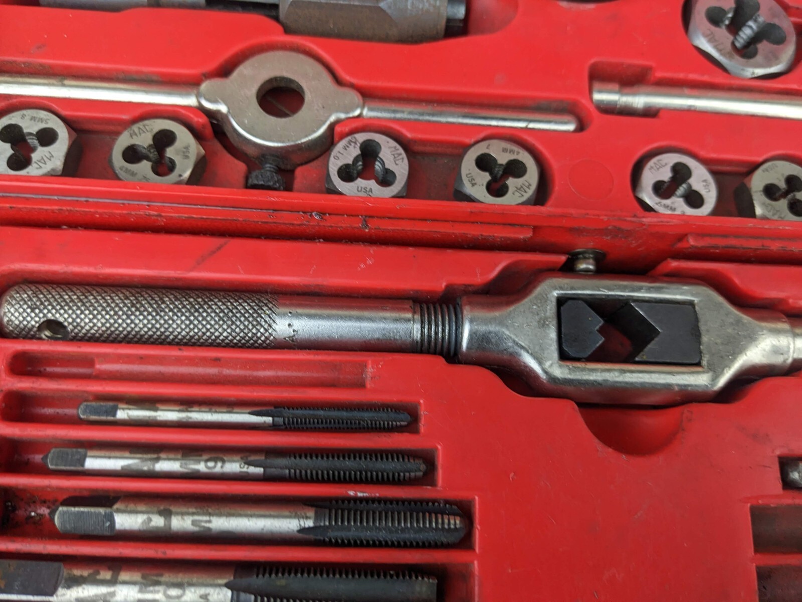#bi973 Mac Tools 8017TS Metric Tap & Die Set