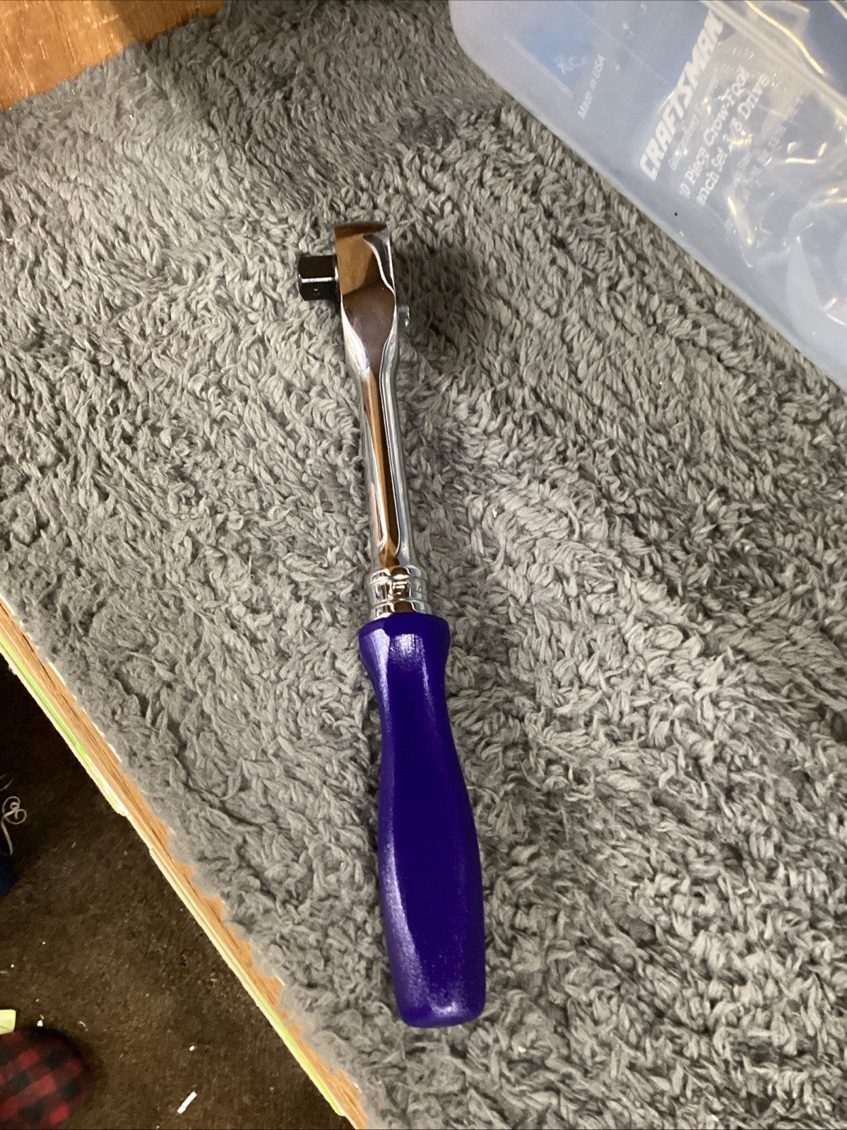 Snap On Dale Earnhardt Jr 3/8″ Drive Blue Handle Ratchet F836 NEW