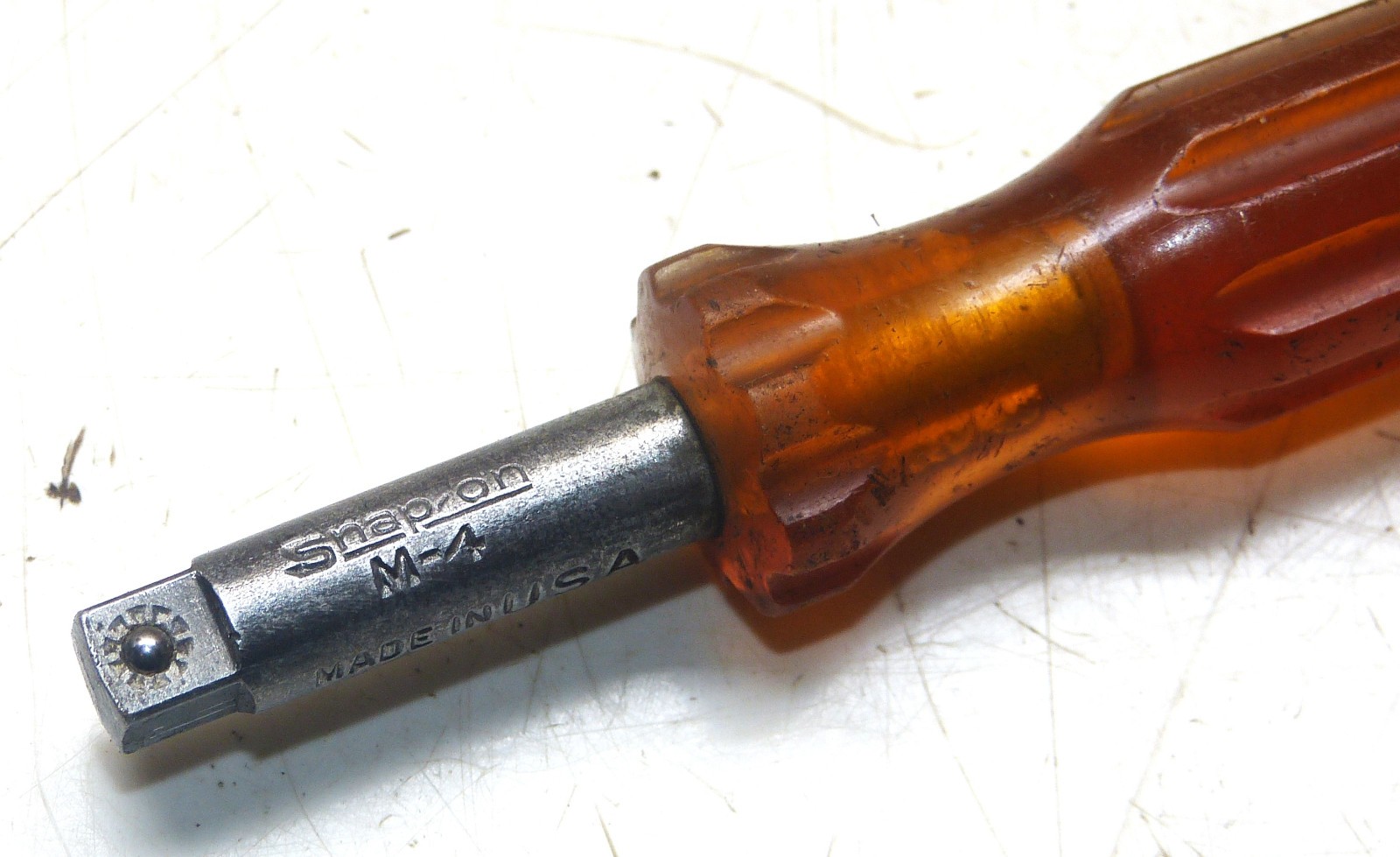 1963 Vintage Snap-On M-4, 9/32” Drive Socket Driver w/ Sockets in Metal Case INV