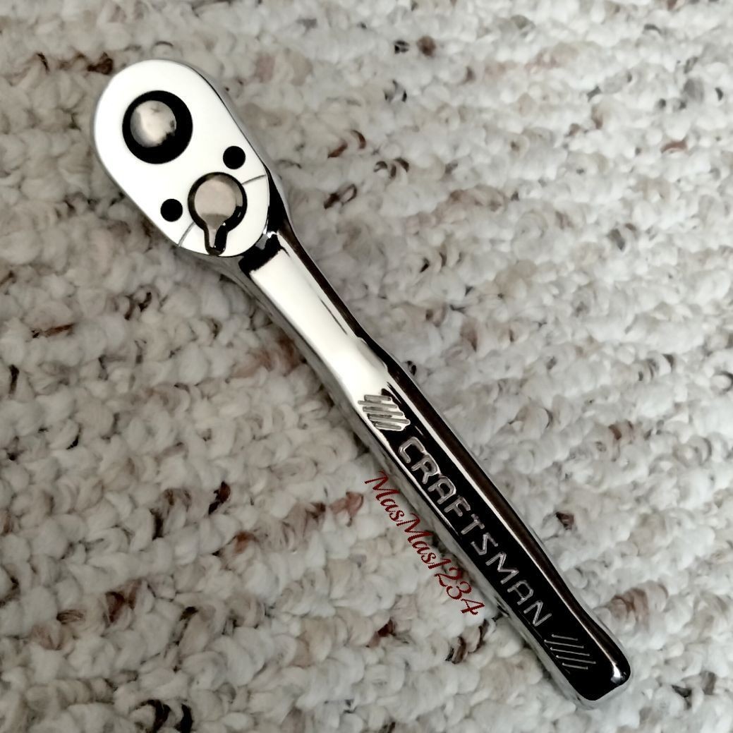CRAFTSMAN 1/4-in Drive 72-Tooth Quick-Release Ratchet CMMT81747 Pear Head NEW