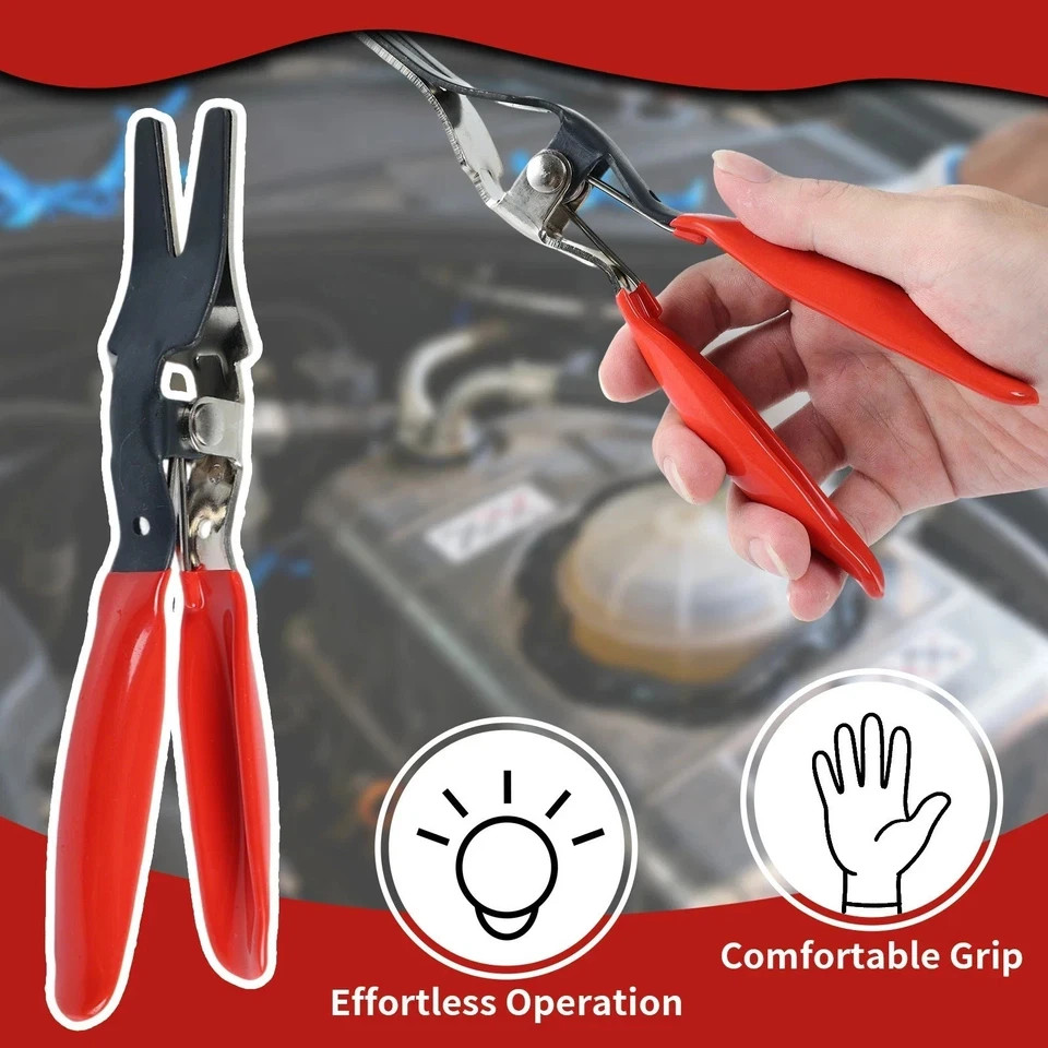 Separator Pliers Pipe Tool Angled Auto Fuel Water Vacuum Line Tube Hose Remover.