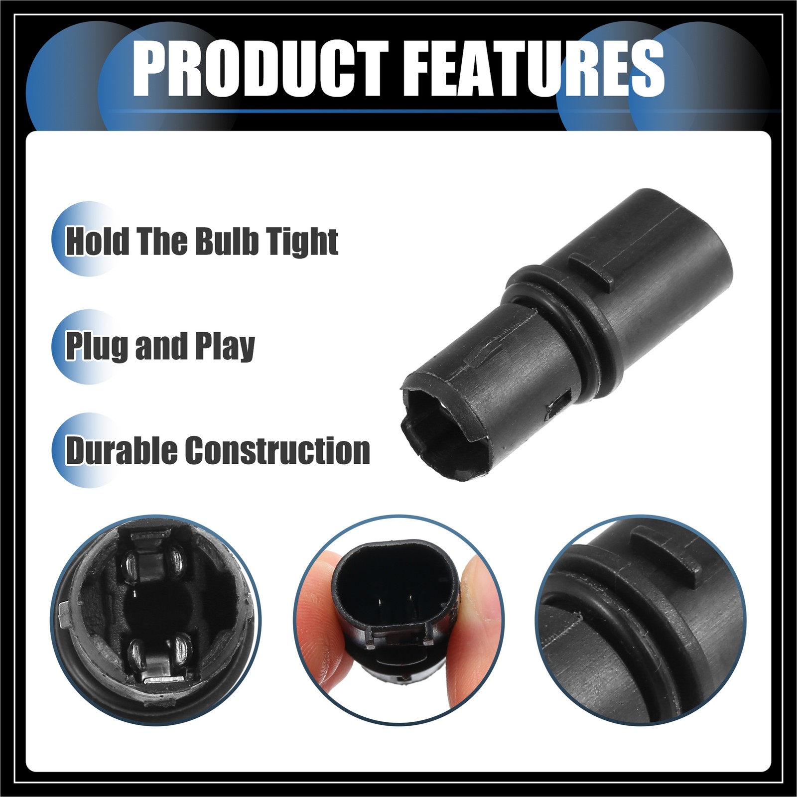 2 Pcs Side Marker Light Socket No.63138382104 for BMW Mini Cooper 3 5 Series
