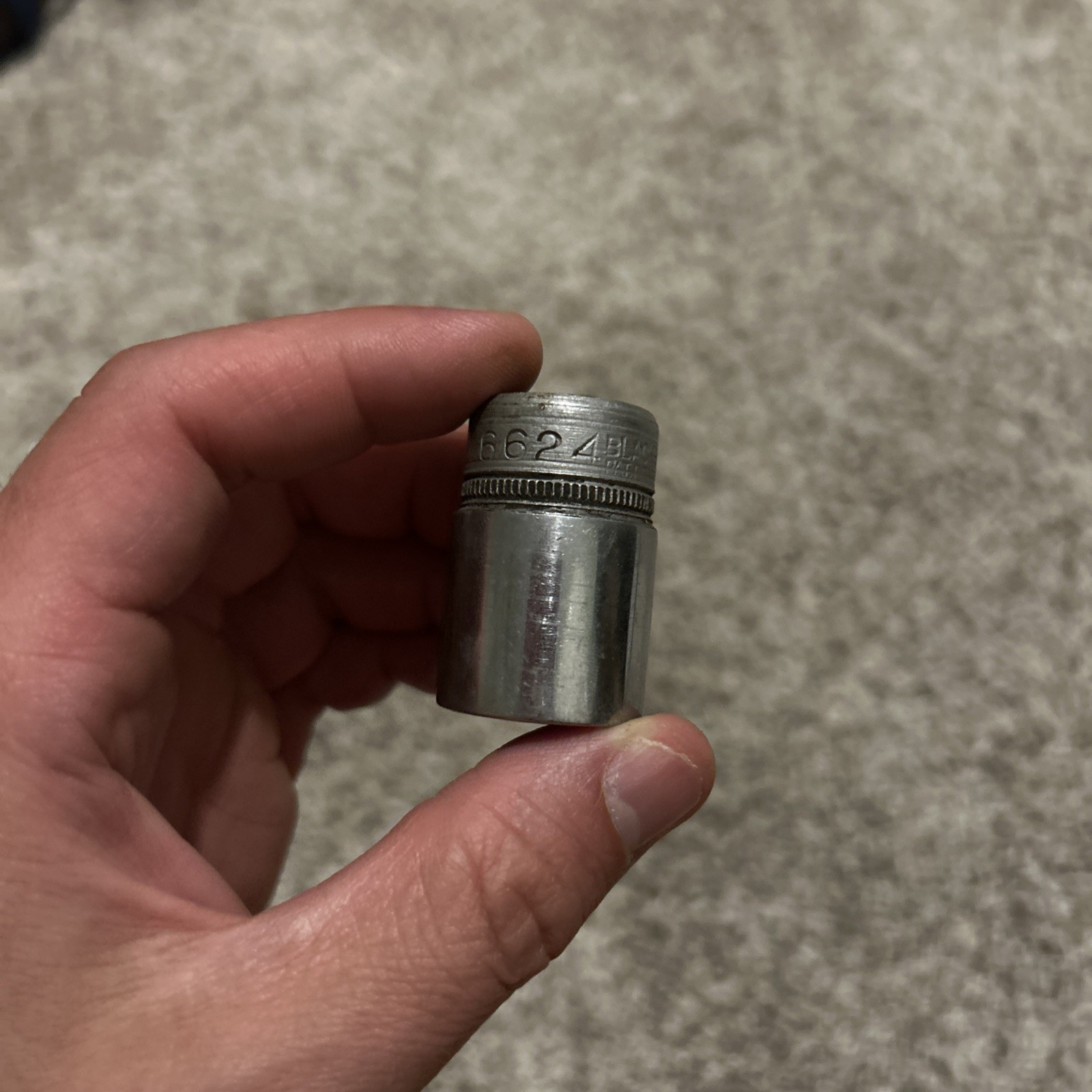 Blackhawk 3/4″ 12 Pt Shallow Socket 1/2″ Drive 6624 Vintage USA