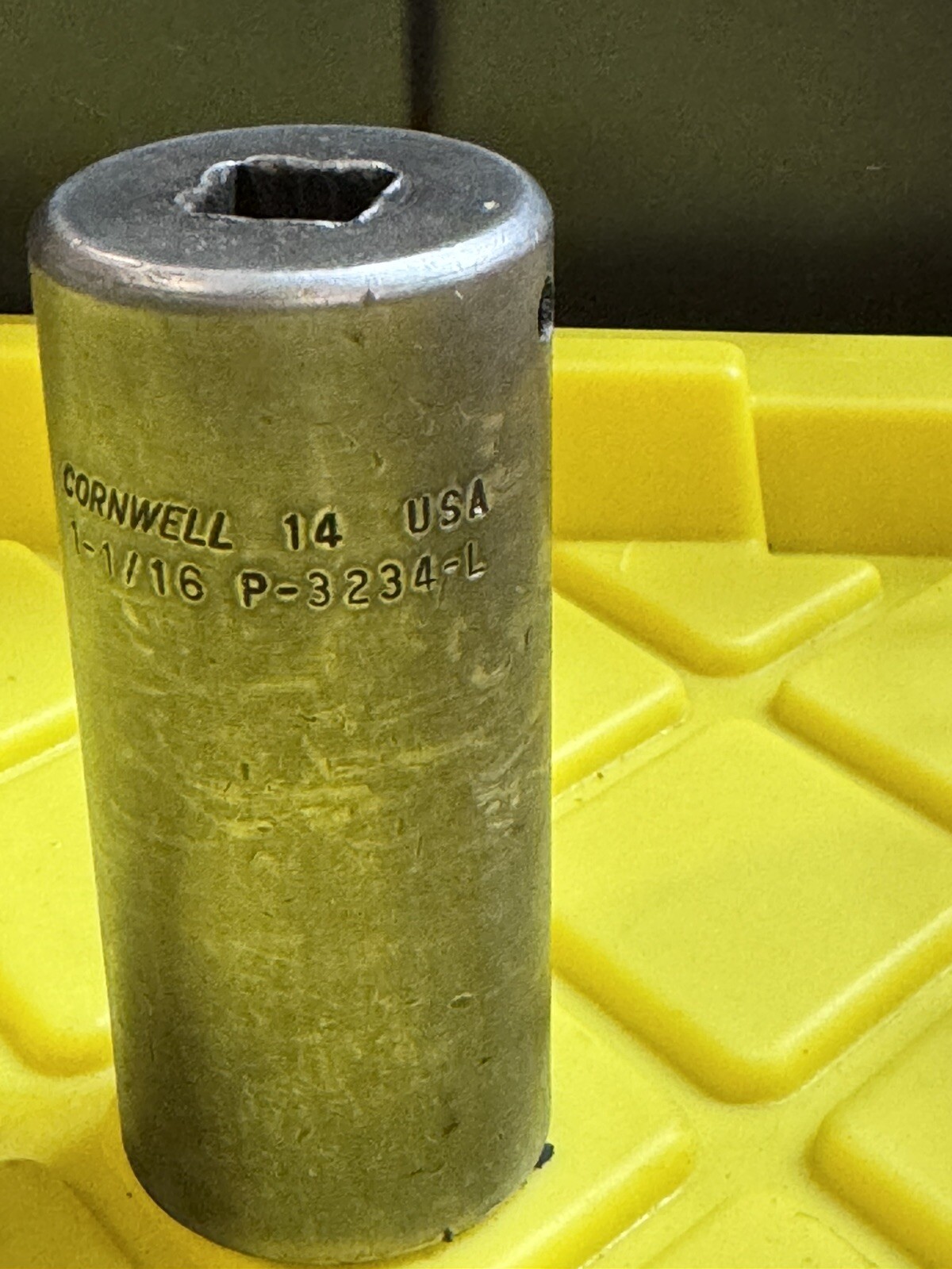 Cornwell Tools USA P3234L 1-1/16″ SAE Deep Impact Socket 1/2″ Drive 6 Point