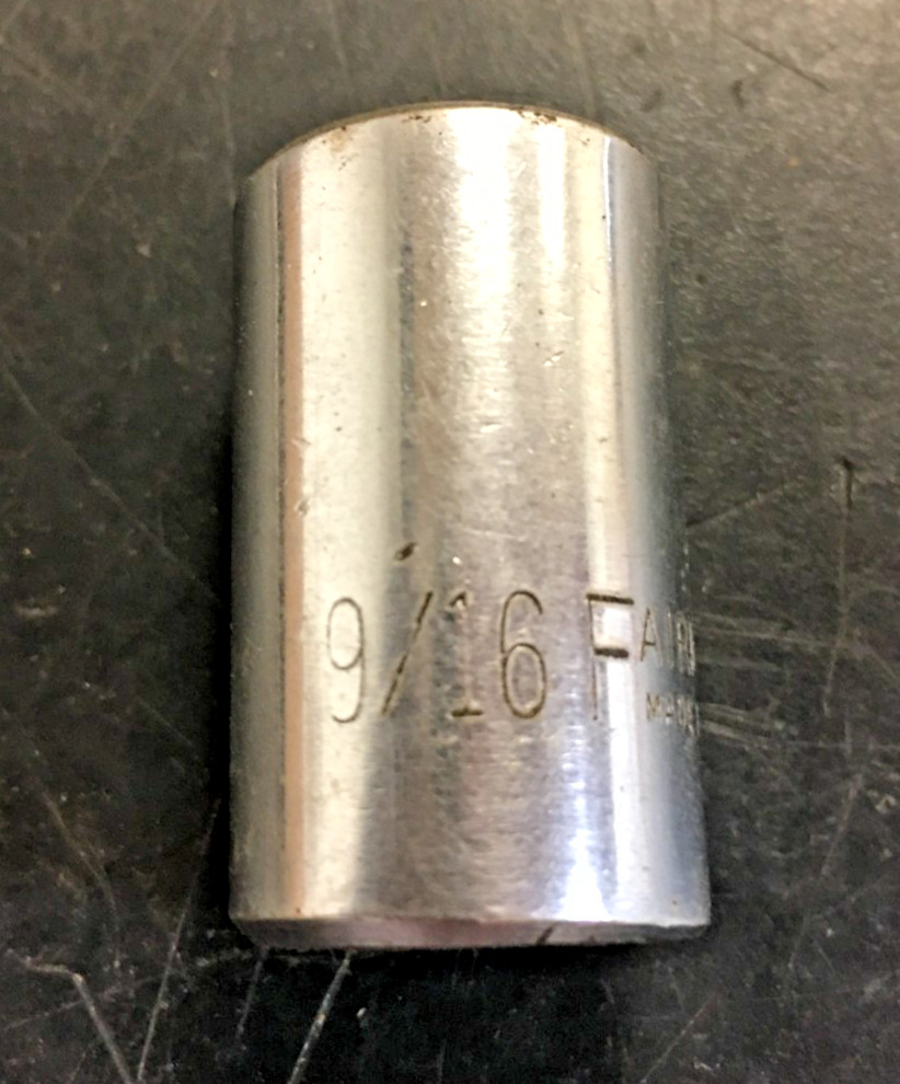 FAIRMOUNT ST-1218, 9/16″ Socket, 1/2″ Drive, 12-Point, USA