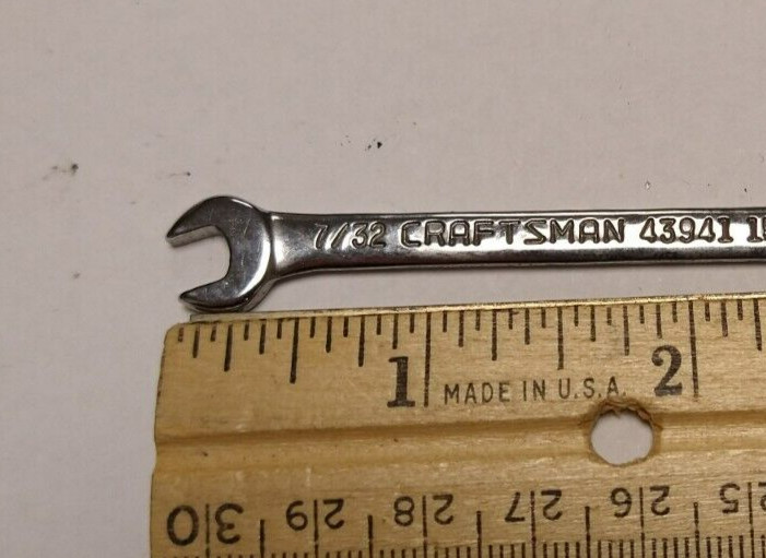 Craftsman 7/32″ 15/64″ Combination Ignition Wrench Vintage 43941 Made in USA