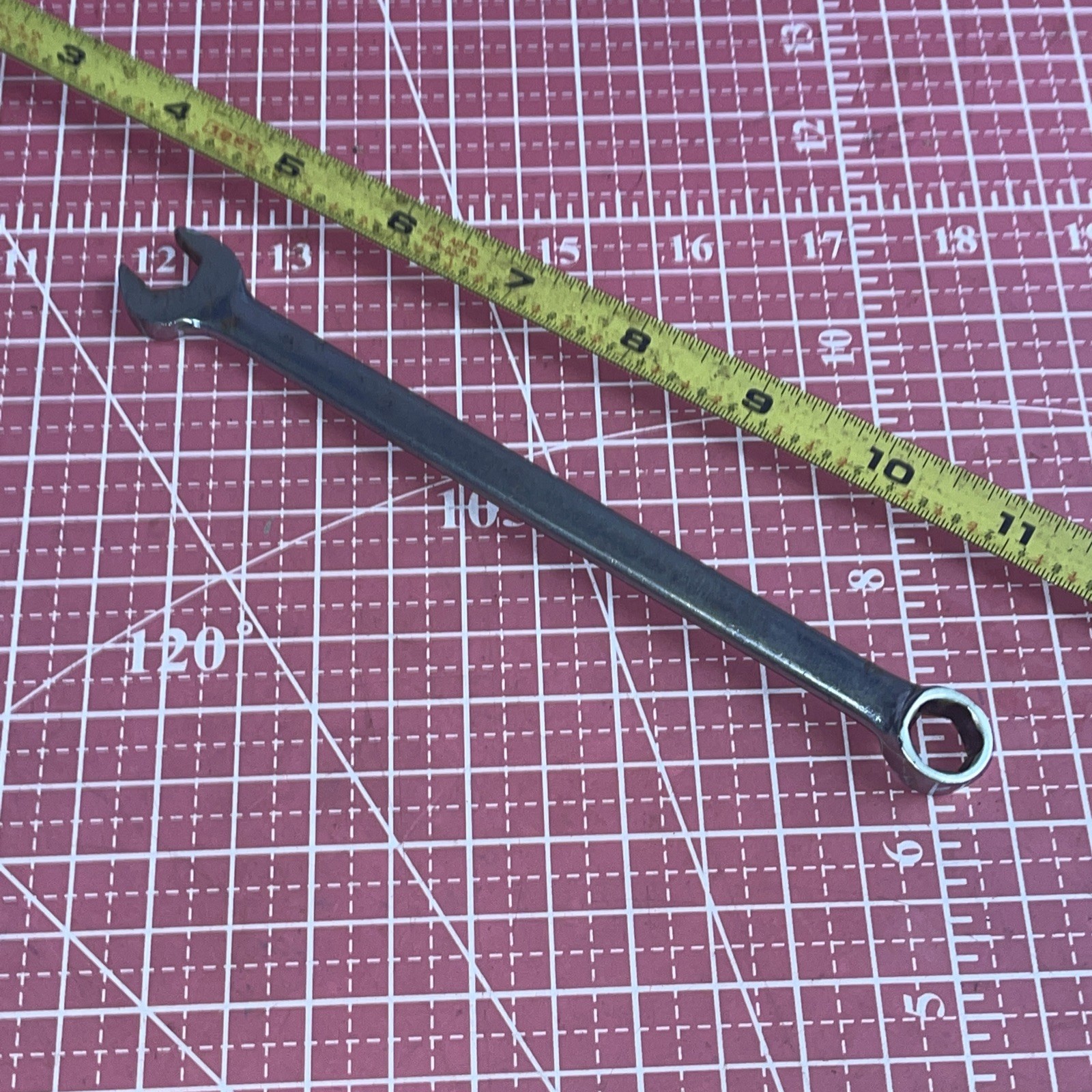 Bonney USA 1114H 7/16 In SAE 6 Point Combination Wrench Vintage 7/16”